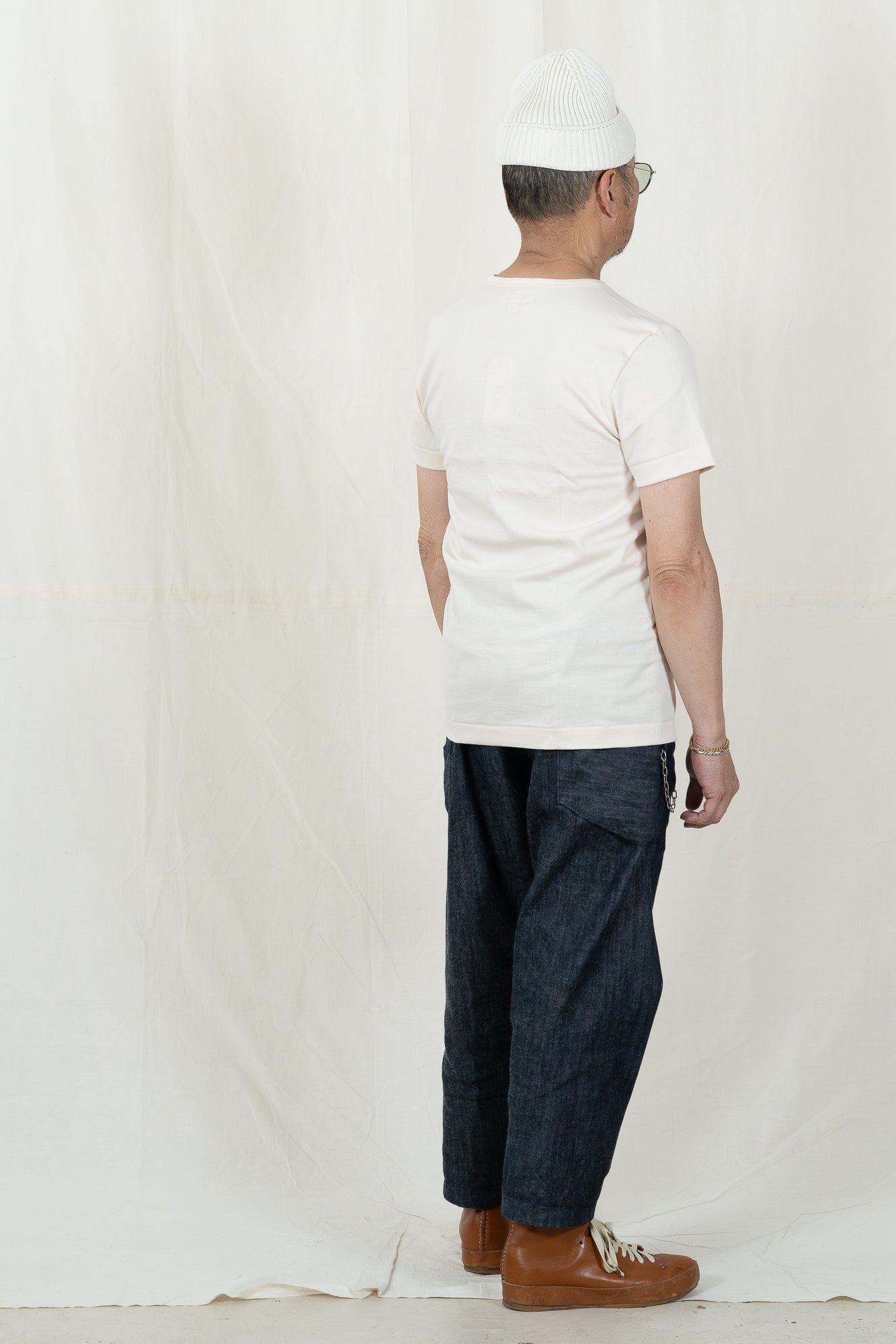 Merz b.Schwanen 215 Loopwheel T-Shirt-Nature