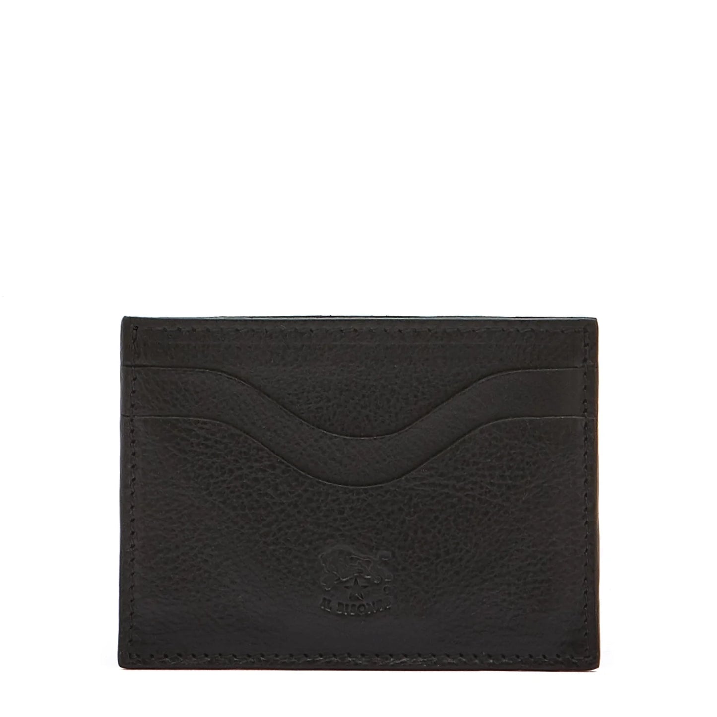 Il Bisonte Salina Card Case in Black