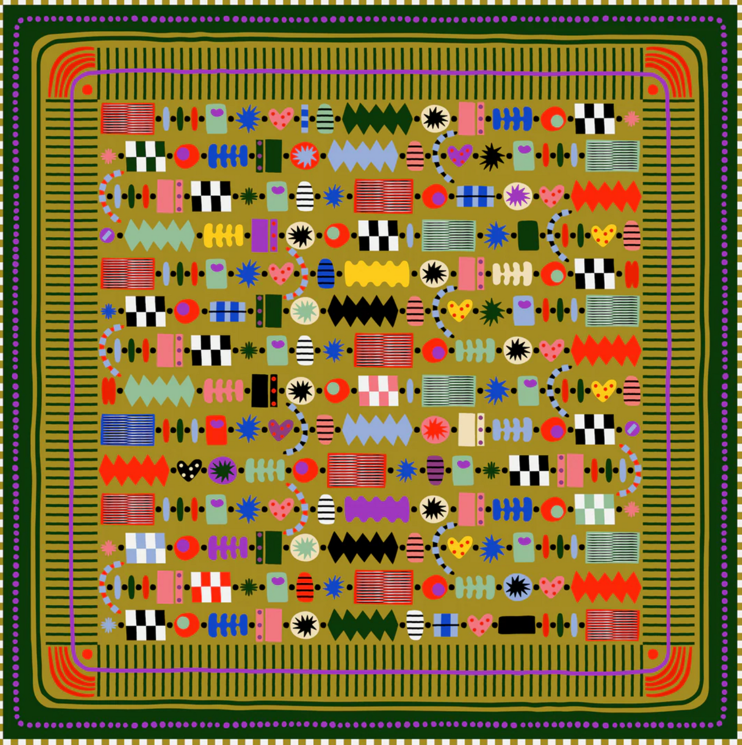 MUR Life of Shapes Bandana