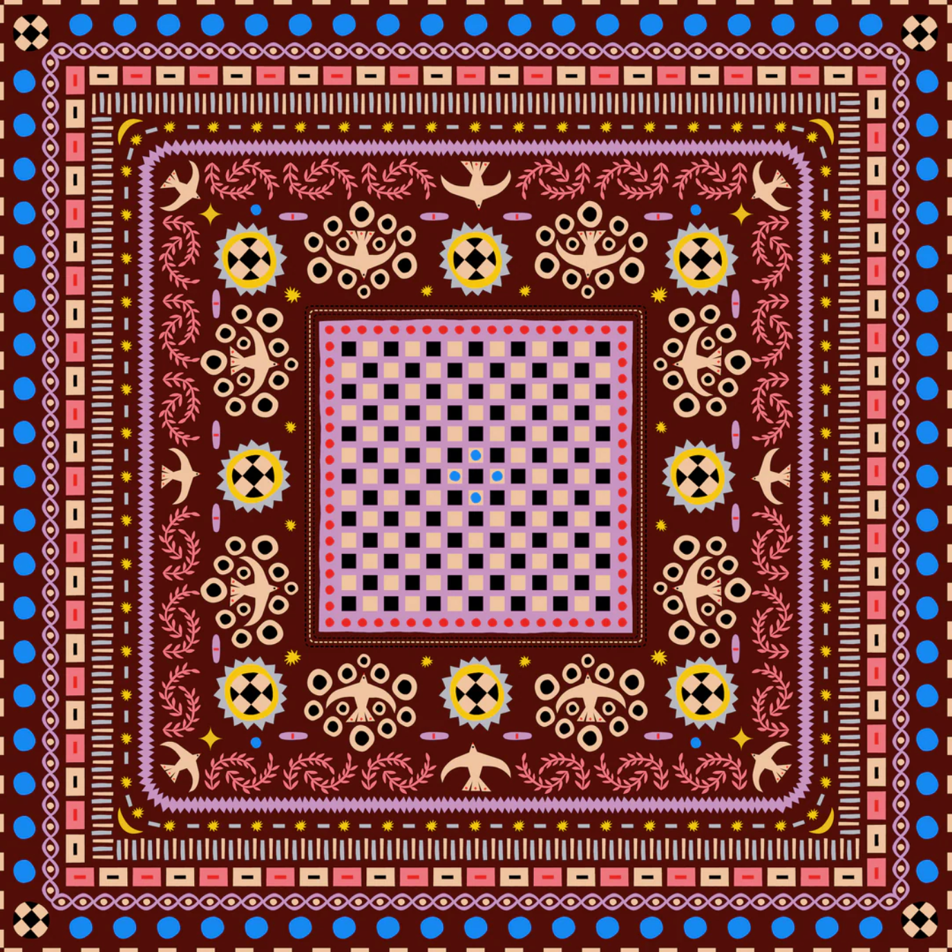MUR Birds Bandana