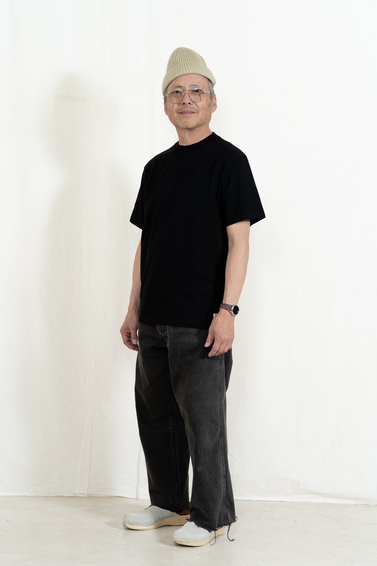 Armor-Lux Plain T-Shirt Callac in Black