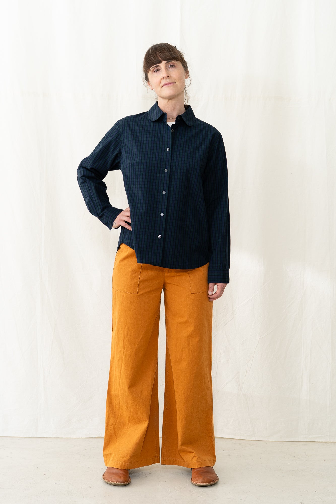 SARAHWEAR Sophia Shirt in Blackwatch