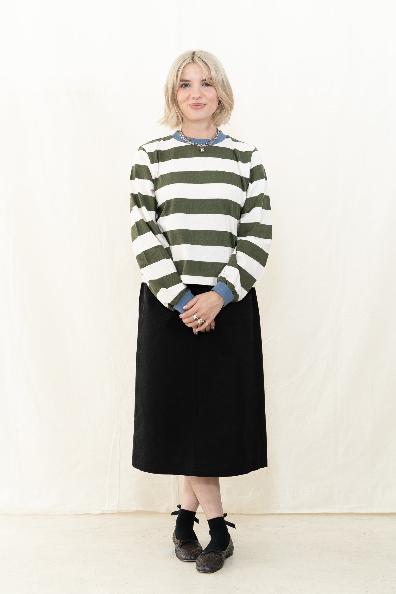 Beaumont Organic Sierra Sue in Olive/Ecru