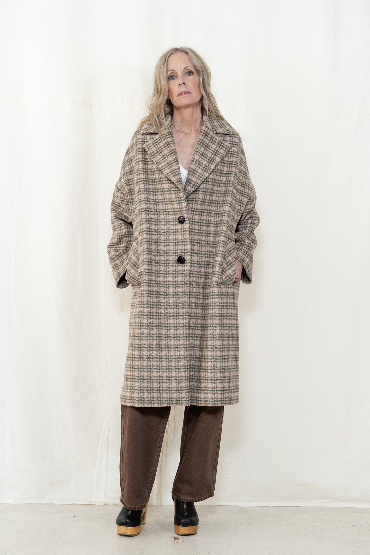Rita Row Hyat Coat in Checkered