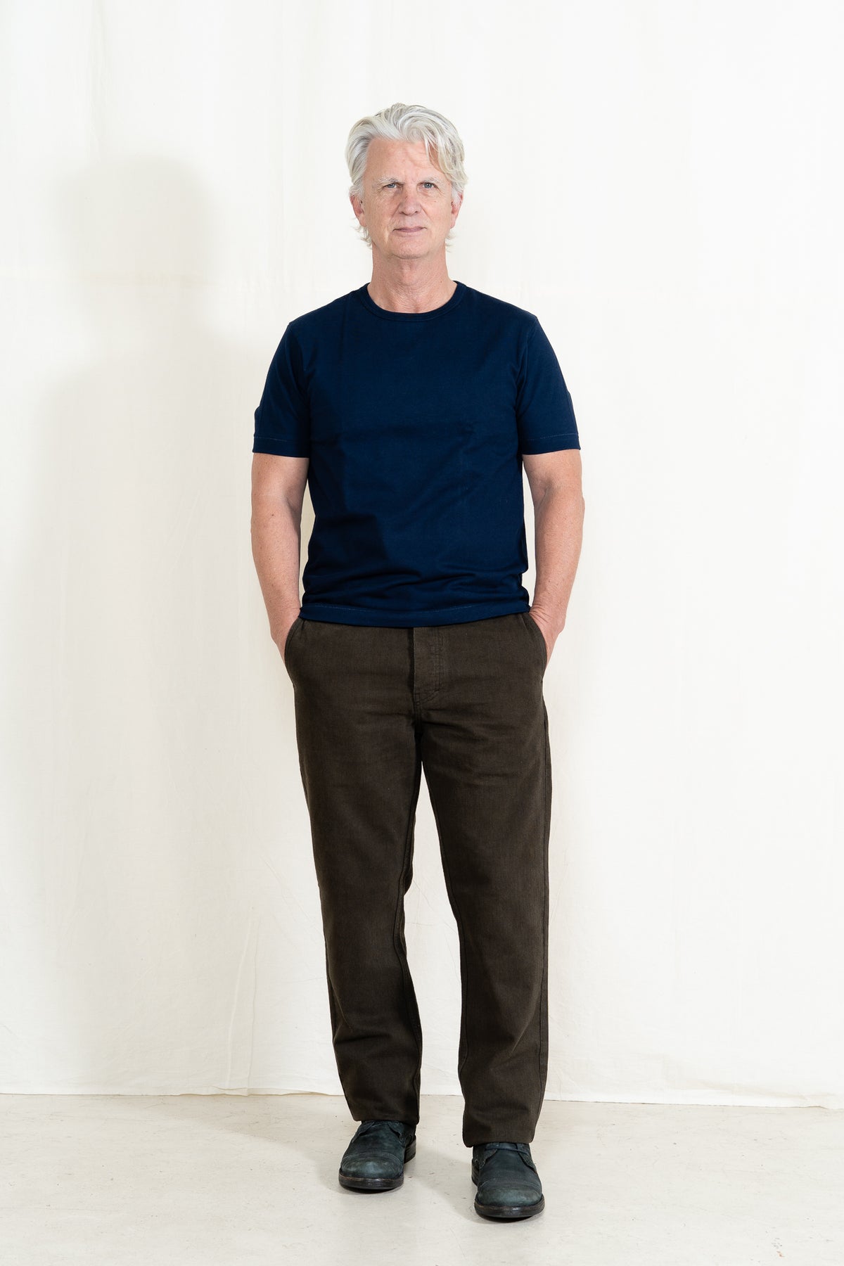 Merz b. Schwanen 2M15 T-Shirt in Ink Blue