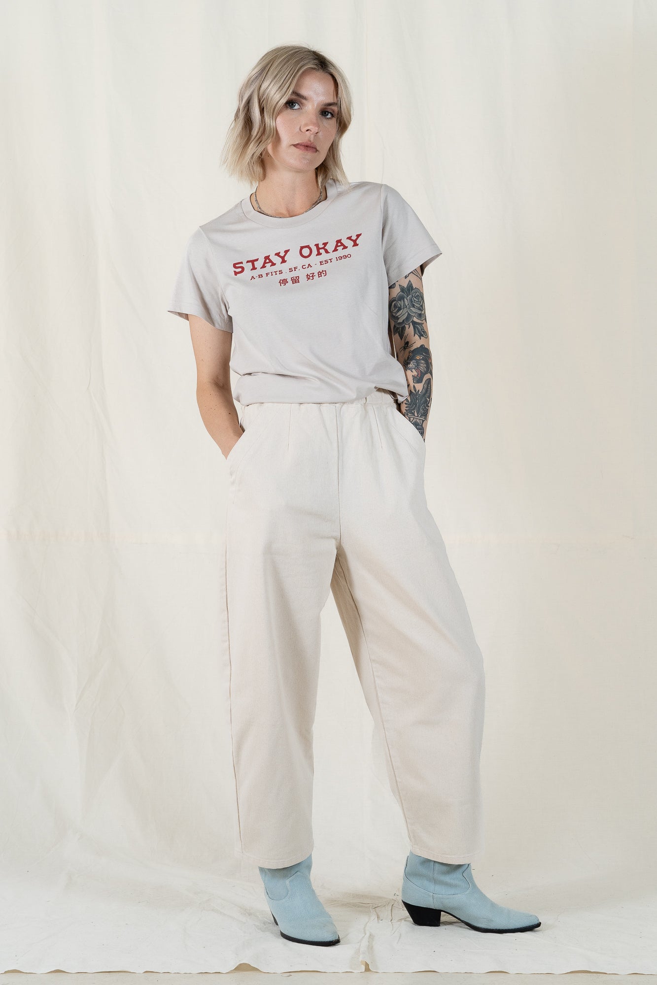 Stay Okay Women's S/S Logo Tee