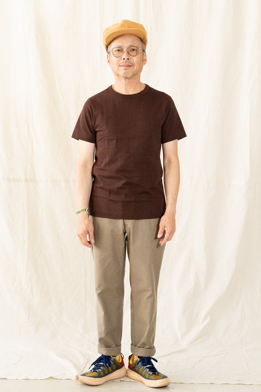 Merz b.Schwanen 215 Loopwheel T-Shirt-Coffee