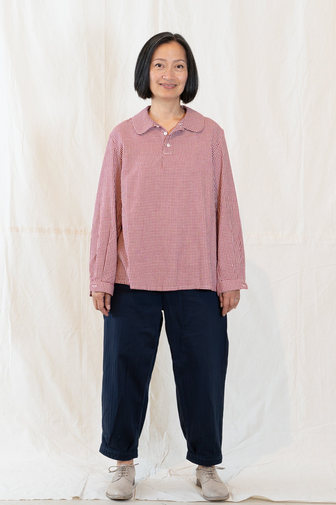 Peppino Peppino Type 120 Crew Check Shirt