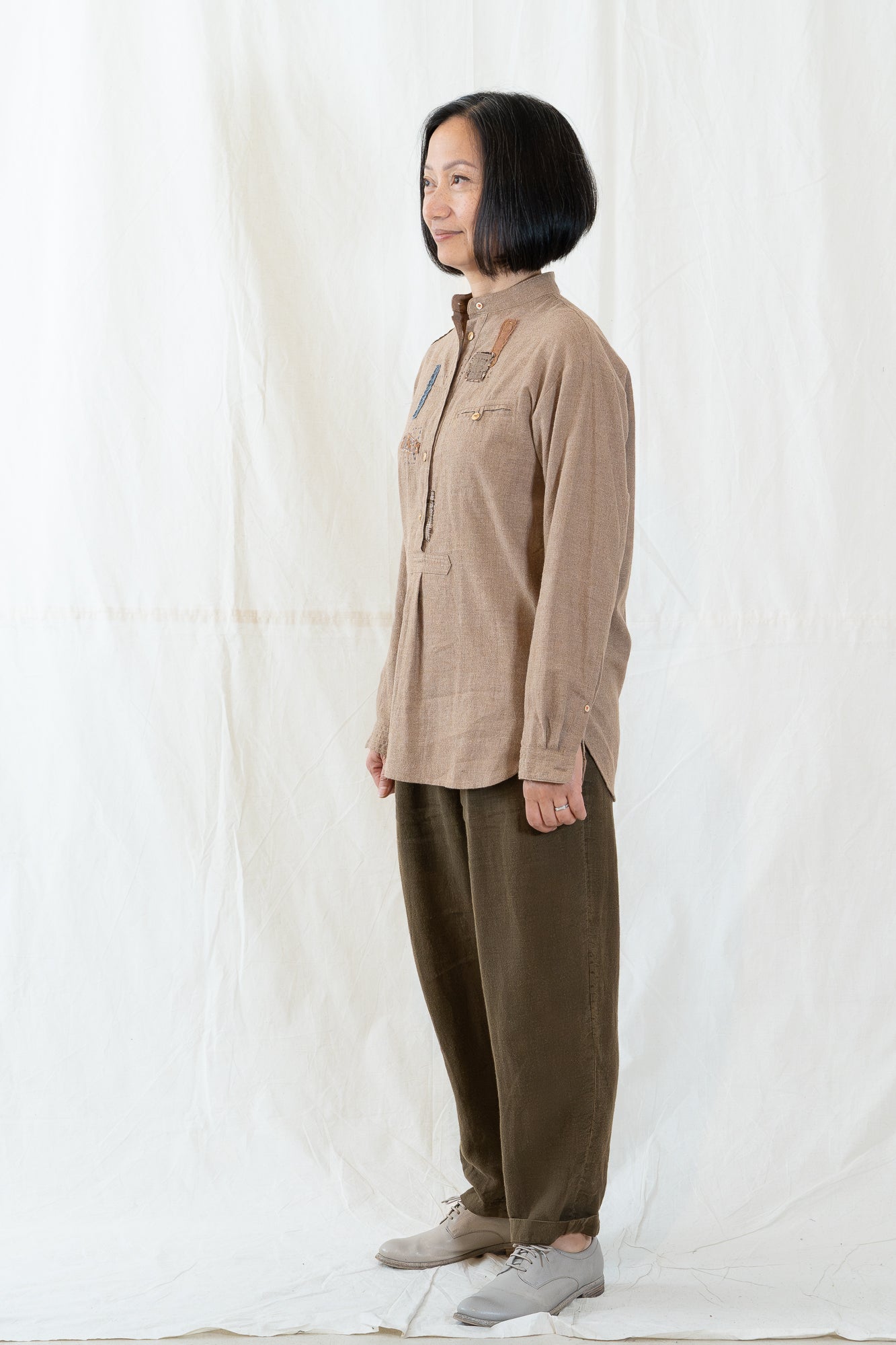 HYE SUN MUN Boro Frankenthaler Shirt