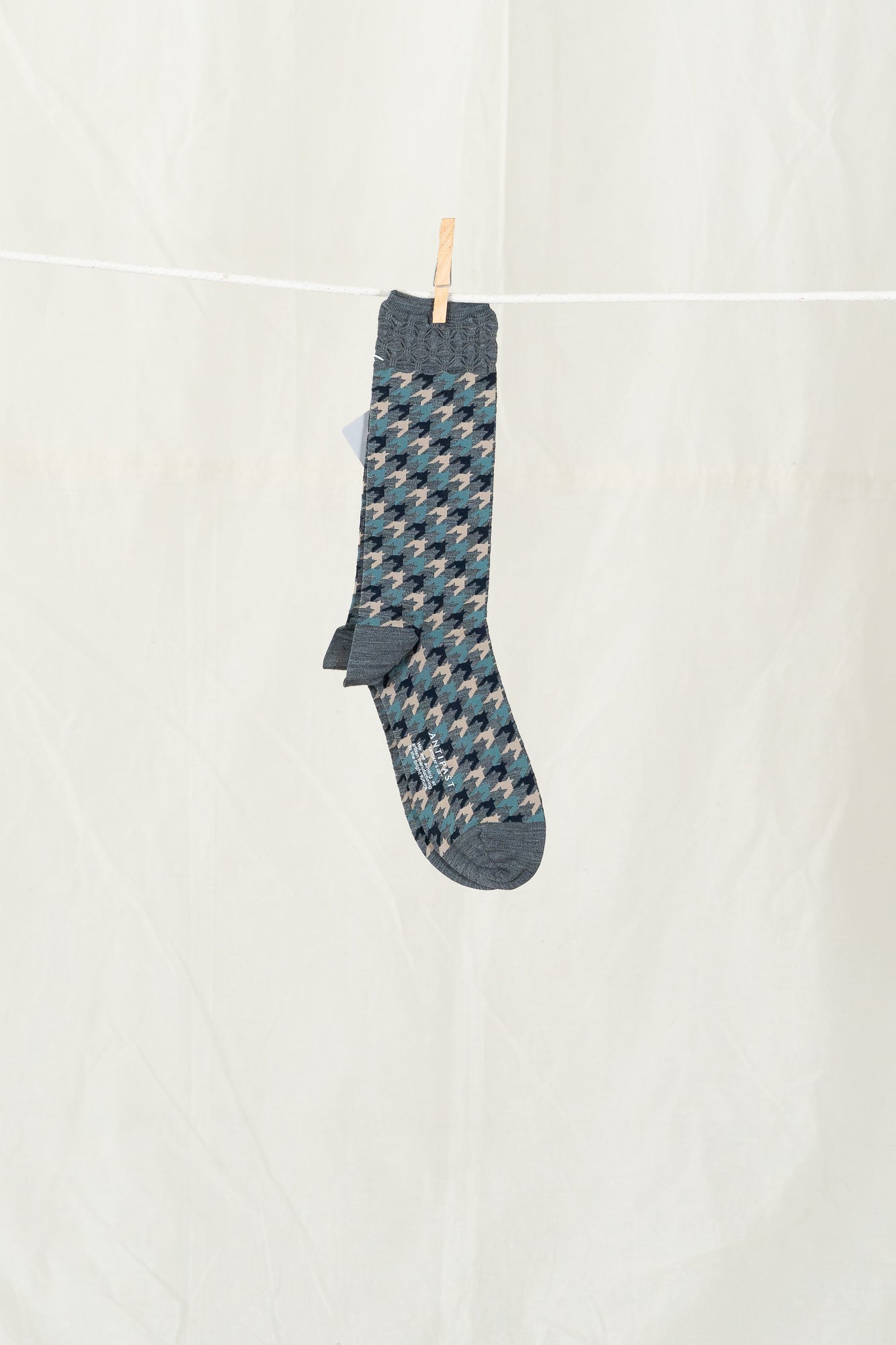 Antipast Chidori Men's Socks - Mix Grey