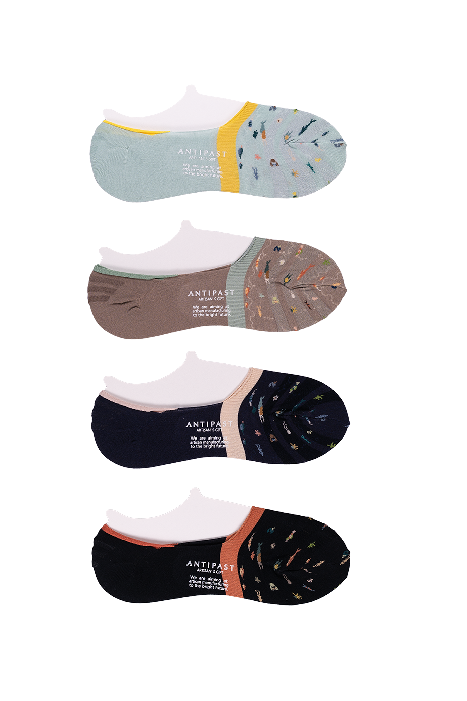 Antipast Women's Sea Paradise No Show Socks