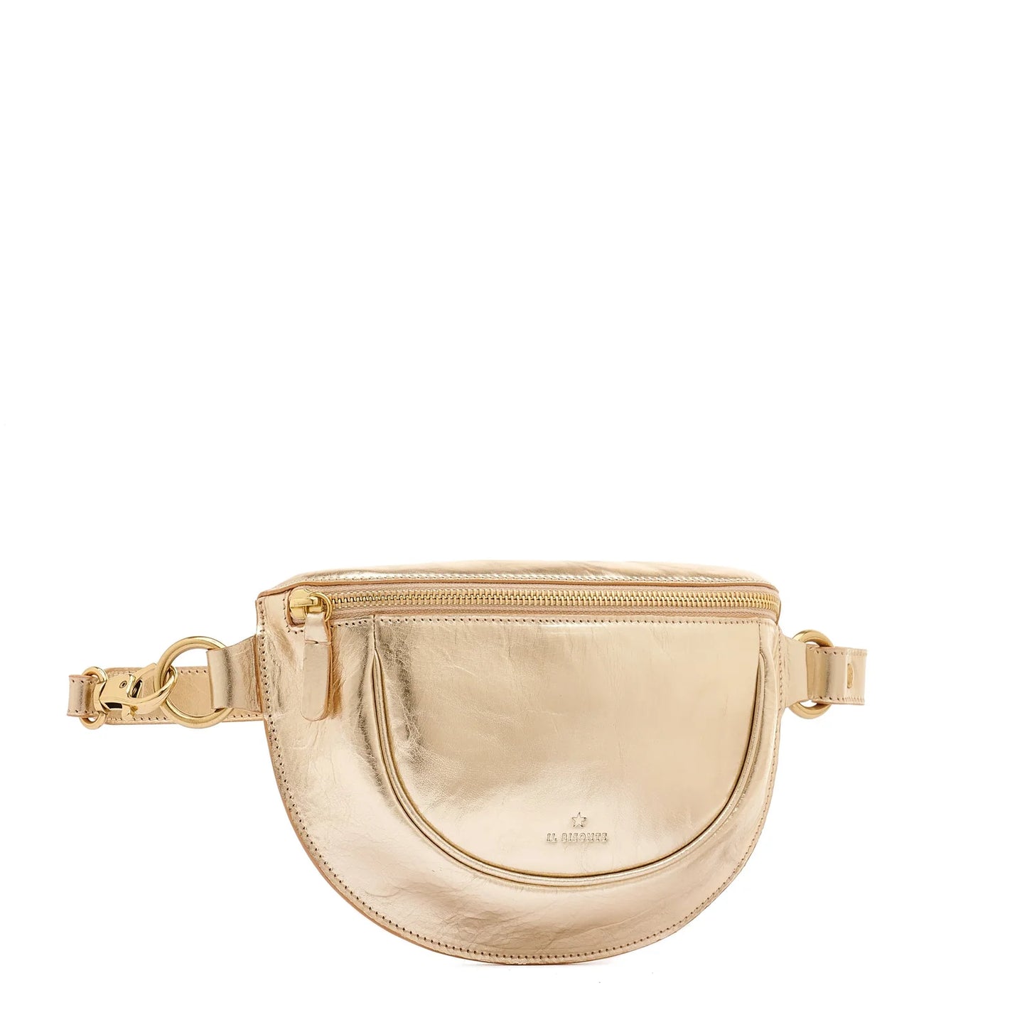 Il Bisonte Oliveta Belt Bag in Platinum