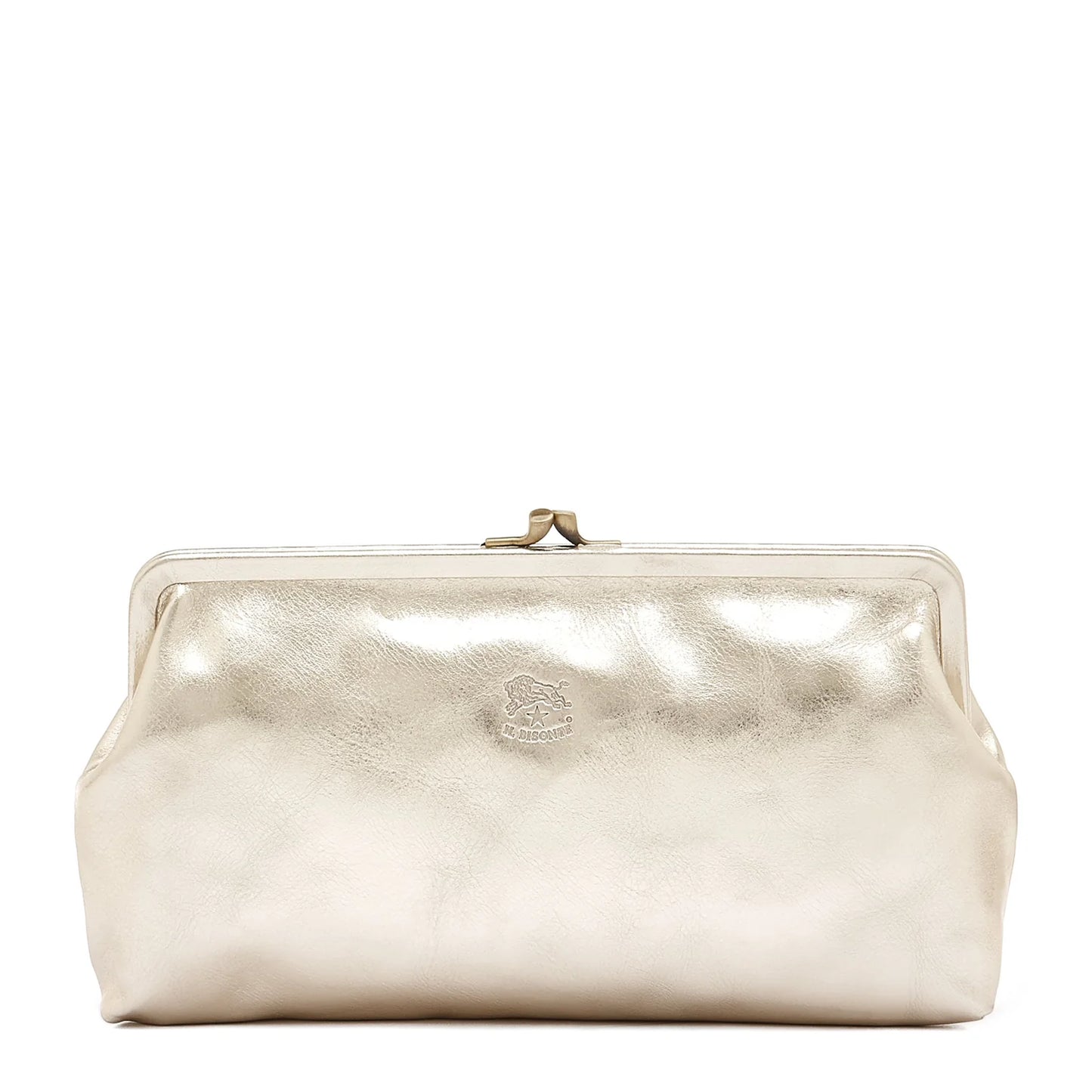 Il Bisonte Manuela Clutch Bag in Platinum
