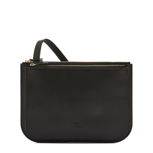 Il Bisonte Roseto Crossbody in Black