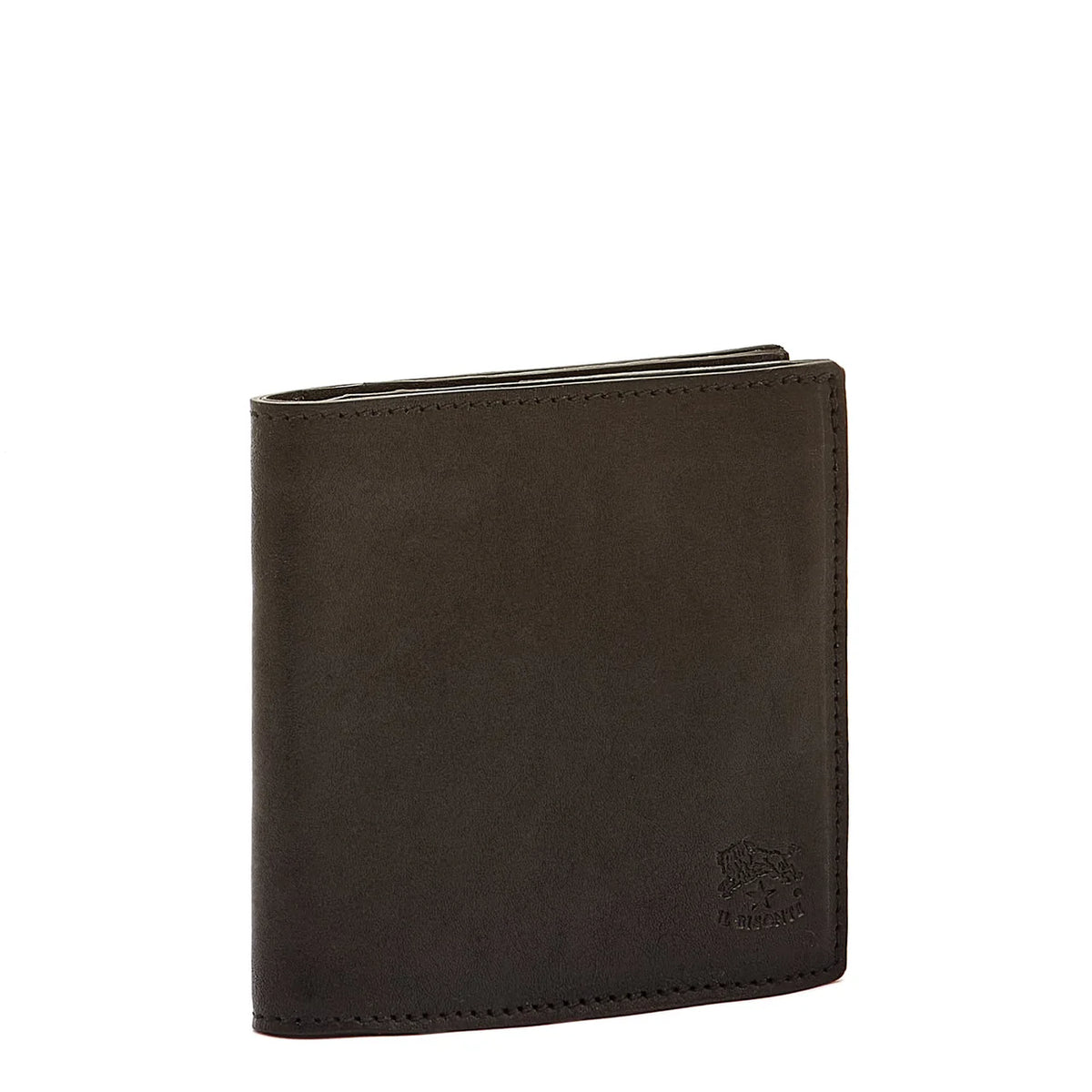 Il Bisonte Galileo Bi Fold Wallet- Black