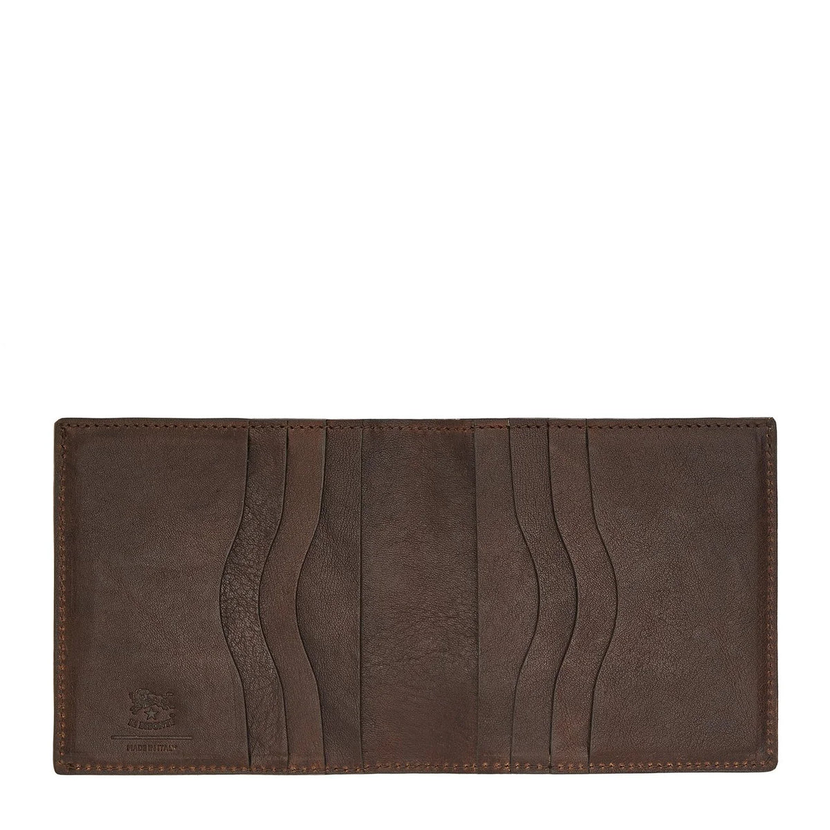 Il Bisonte Galileo Bi Fold Wallet- Coffee