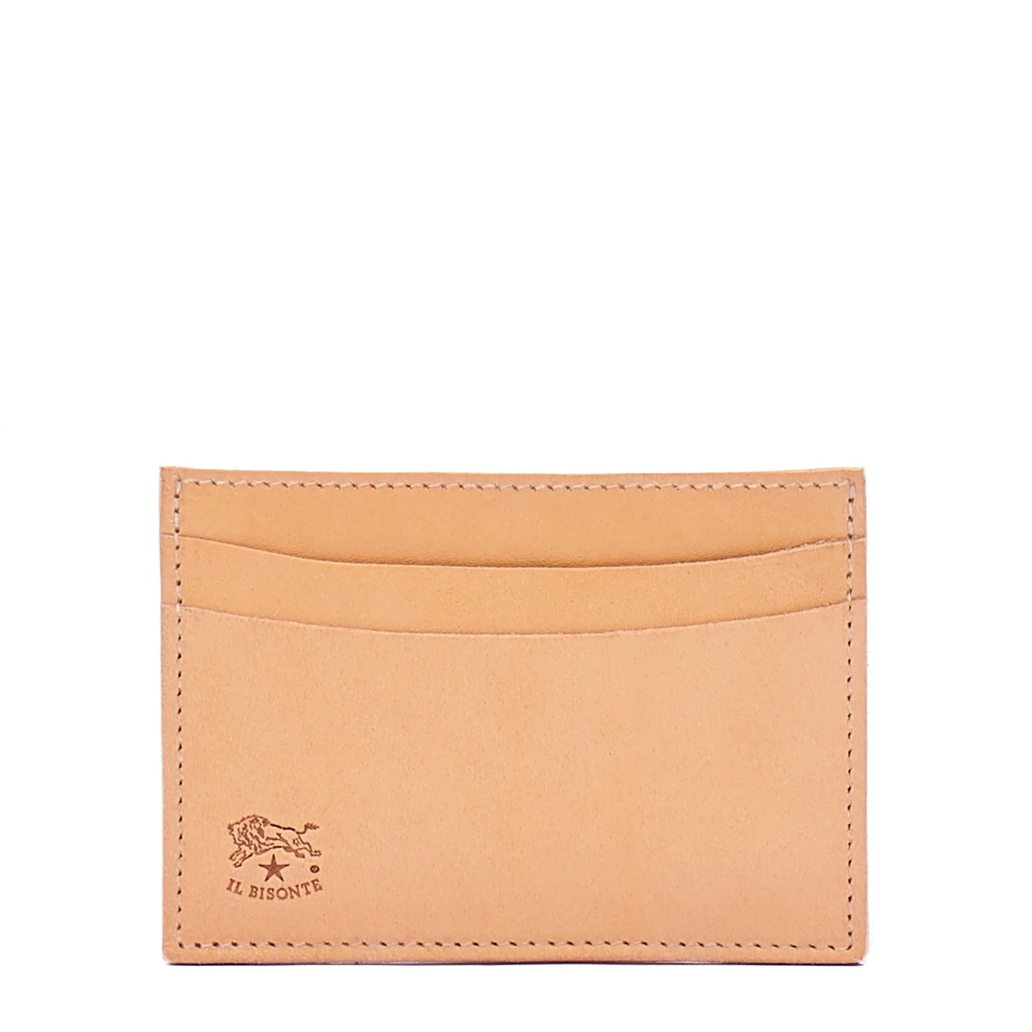 Il Bisonte Classic Card Case in Natural
