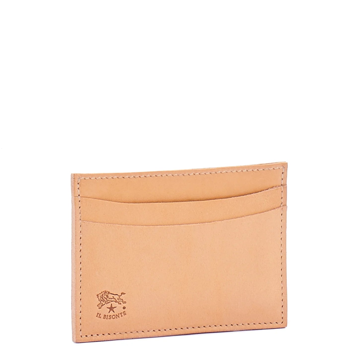Il Bisonte Classic Card Case in Natural