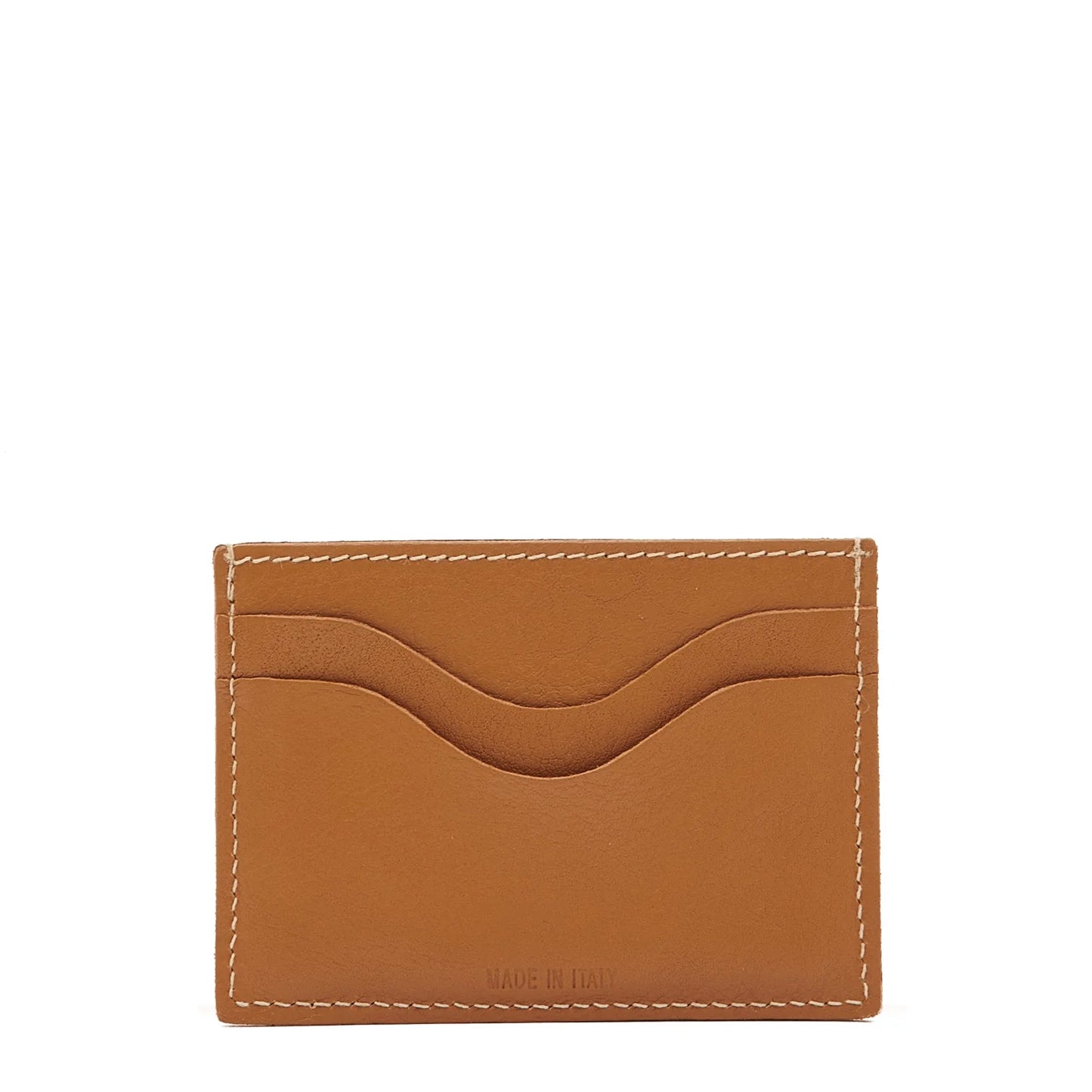Il Bisonte Salina Card Case in Gianduia