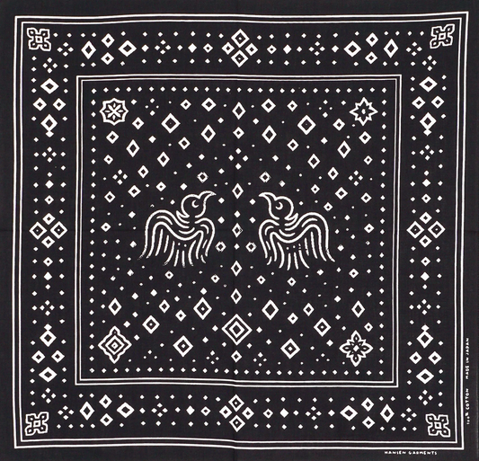 HANSEN Hugin & Munin Bandana - Black
