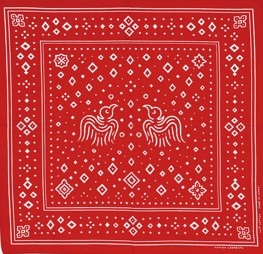 HANSEN Hugin & Munin Bandana - Red