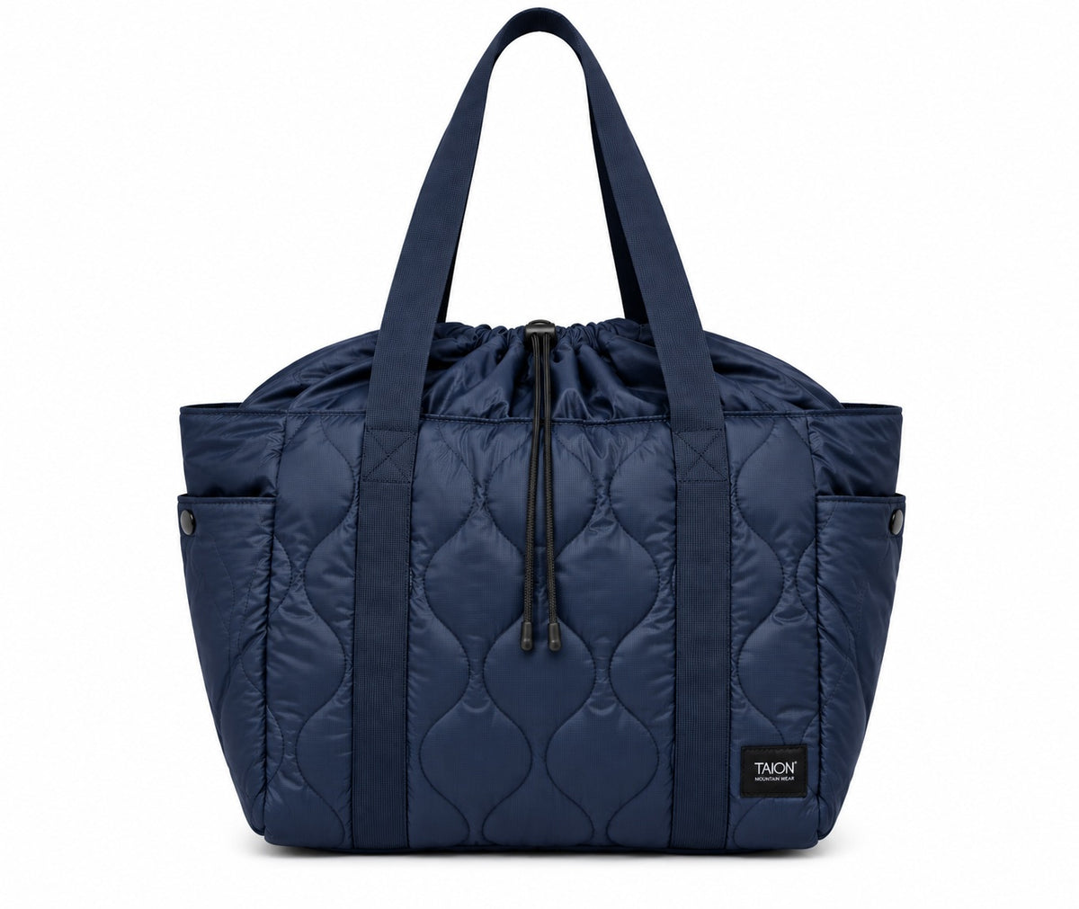 TAION Down Tote Bag  in Navy