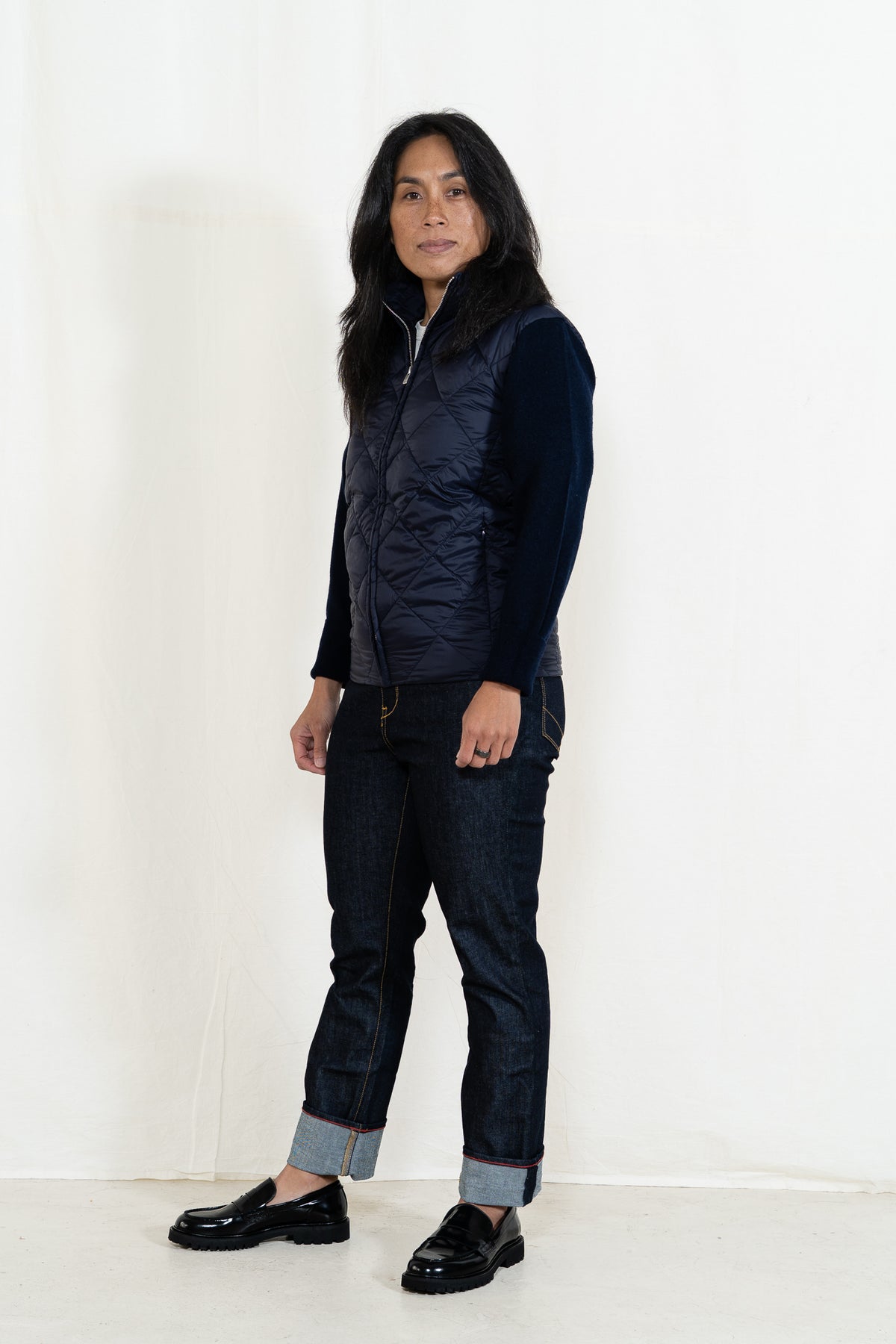 TAION Full Zip in Dark Navy