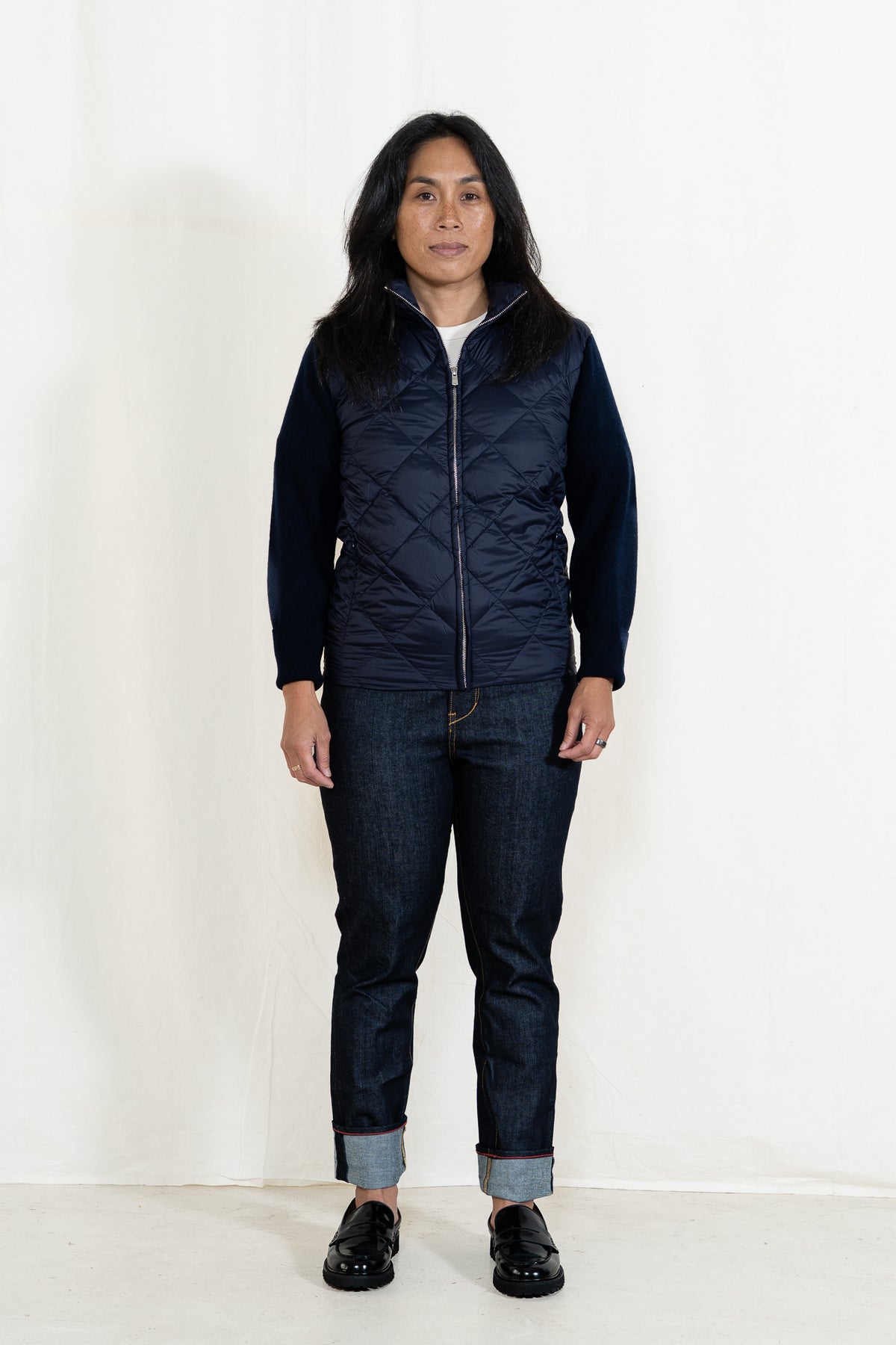 TAION Full Zip in Dark Navy