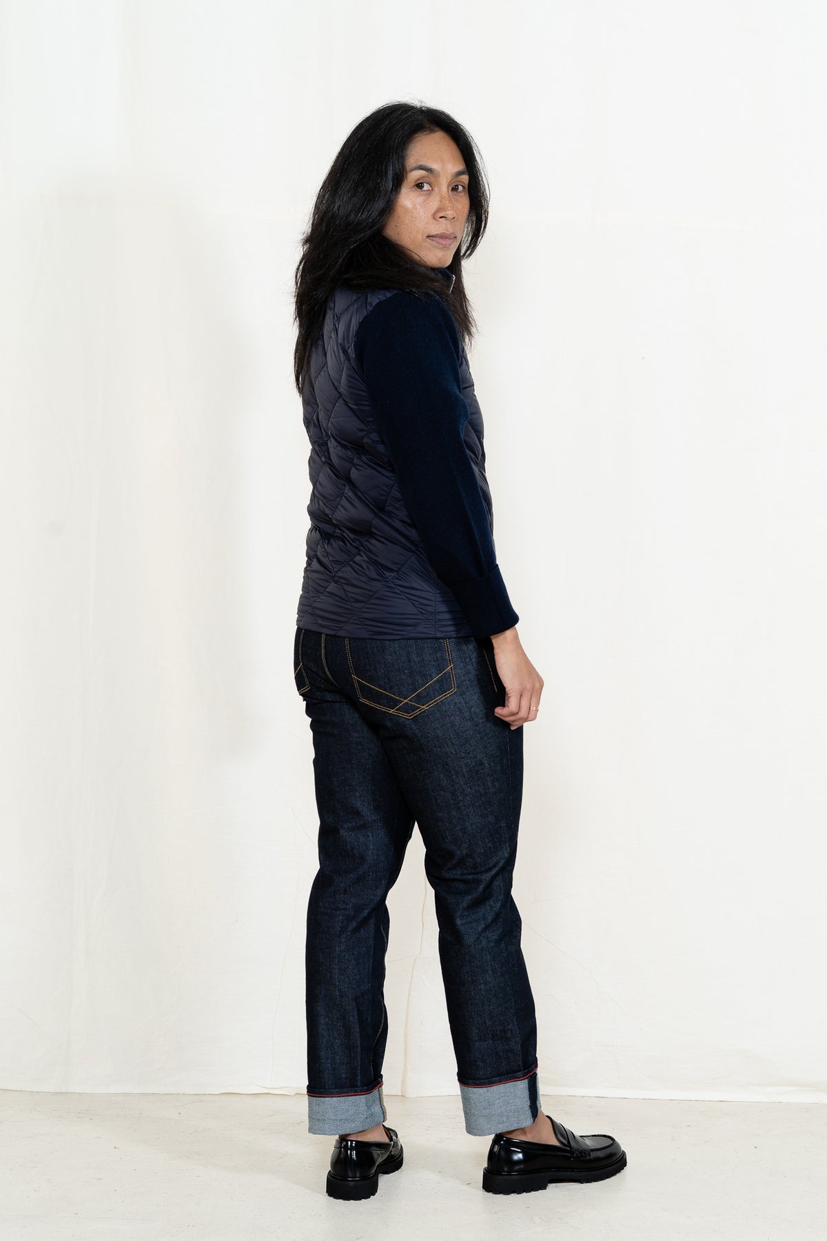 TAION Full Zip in Dark Navy