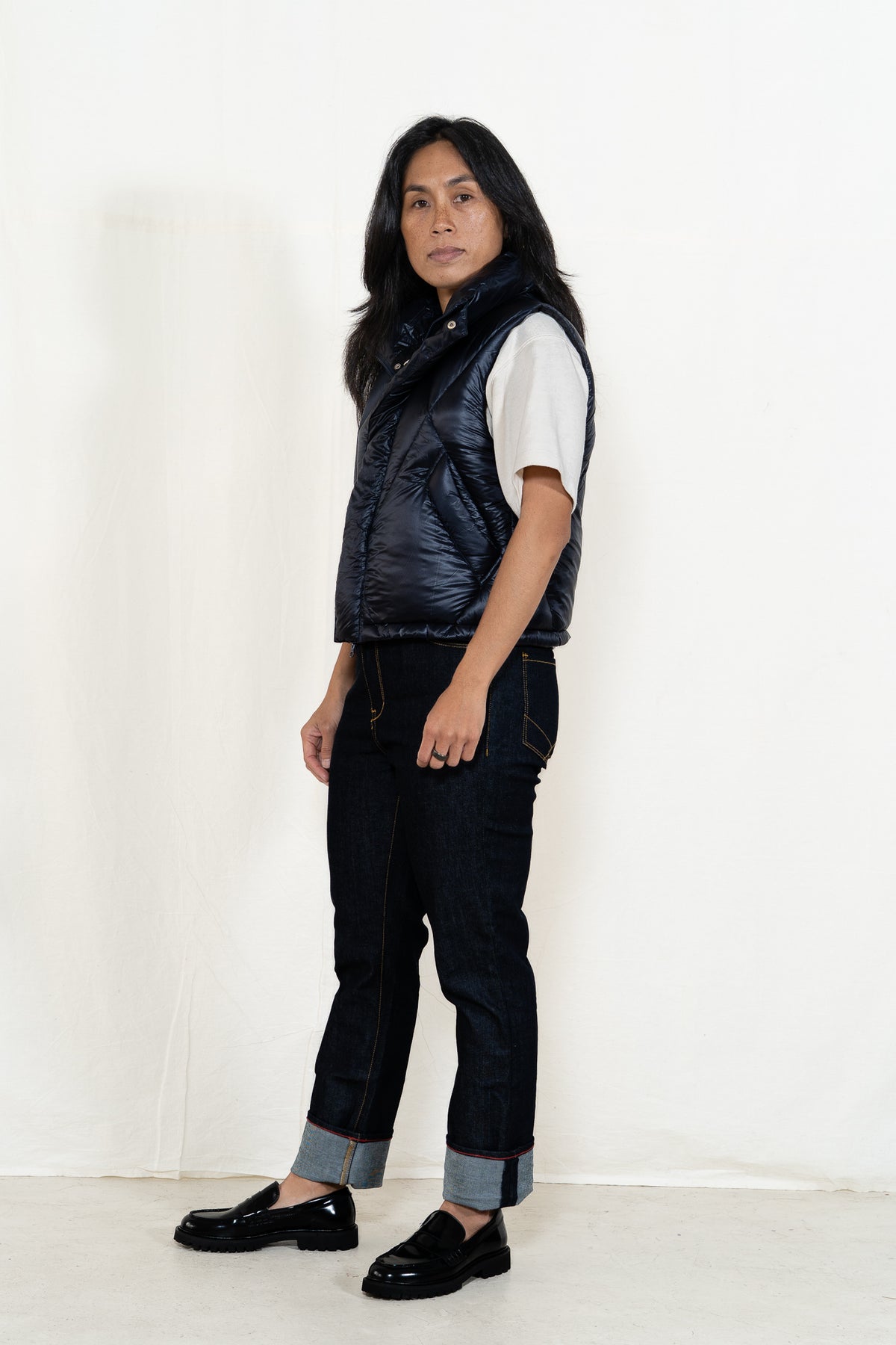 TAION Luxe Puffy Vest Dark Navy