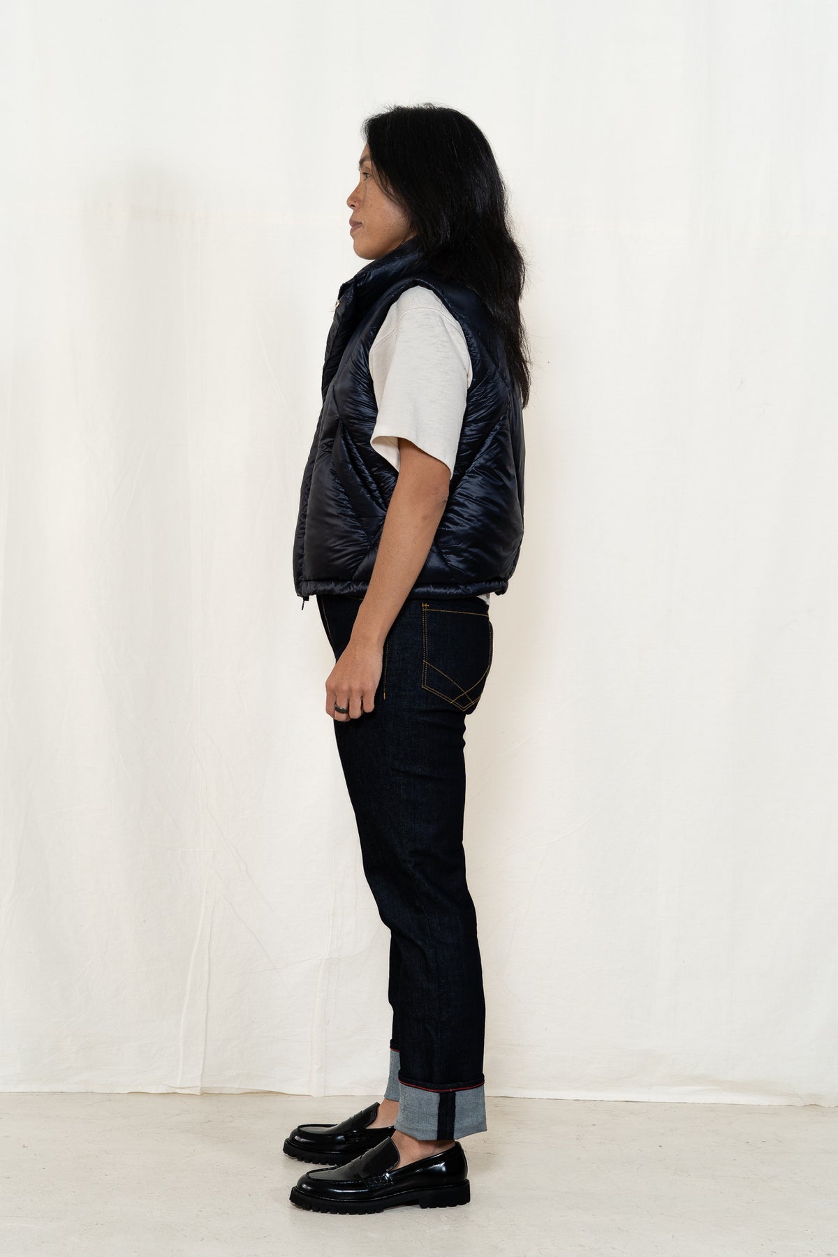 TAION Luxe Puffy Vest Dark Navy