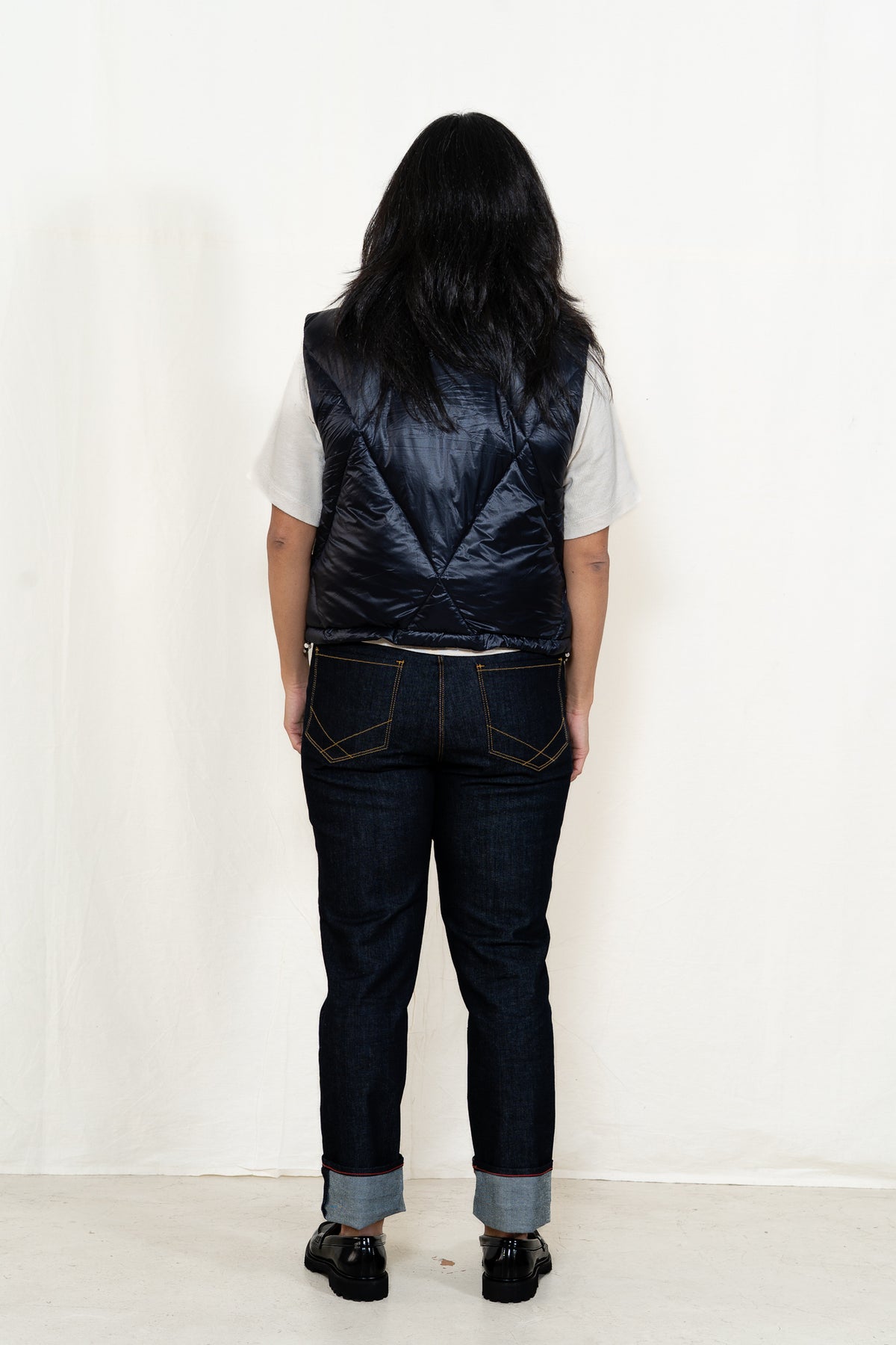 TAION Luxe Puffy Vest Dark Navy