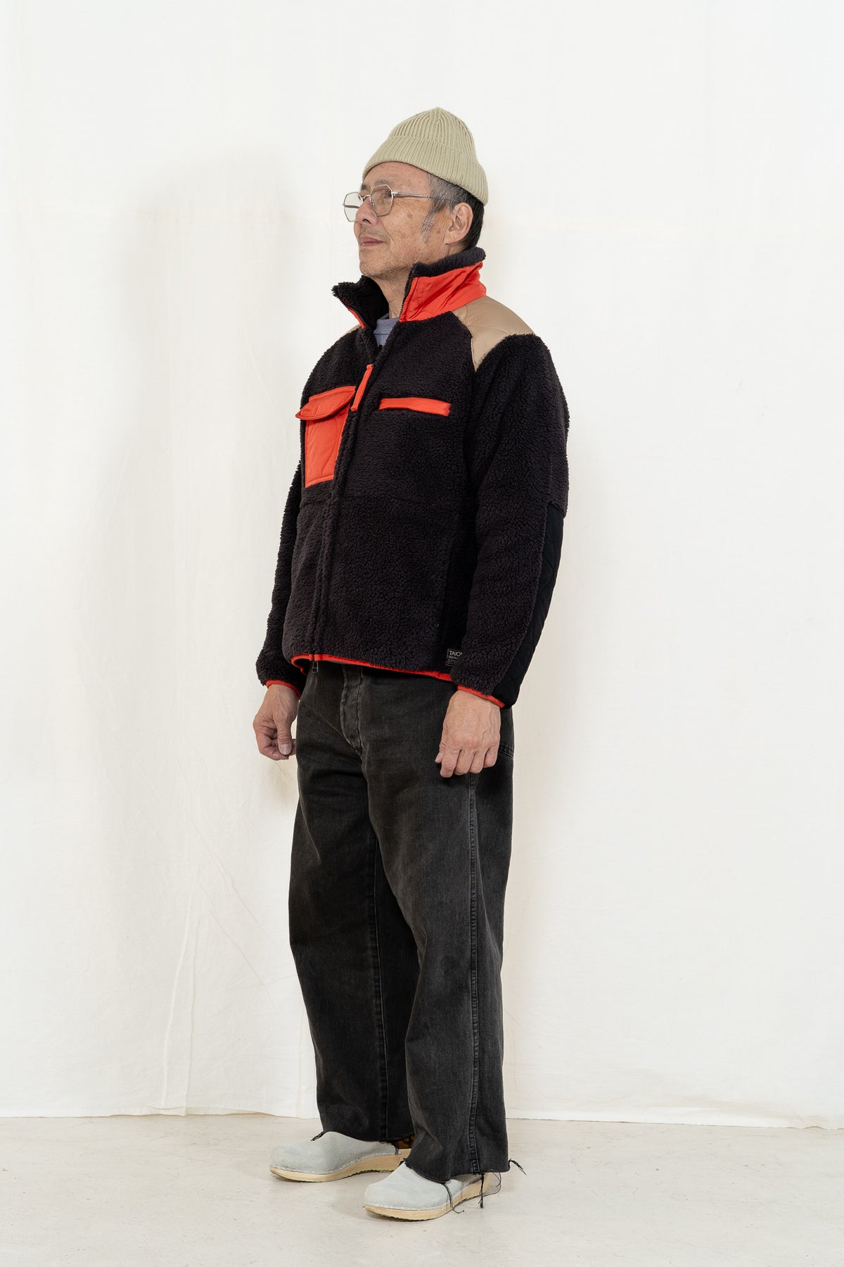 TAION Fleece Jacket in Chocolate Crazy
