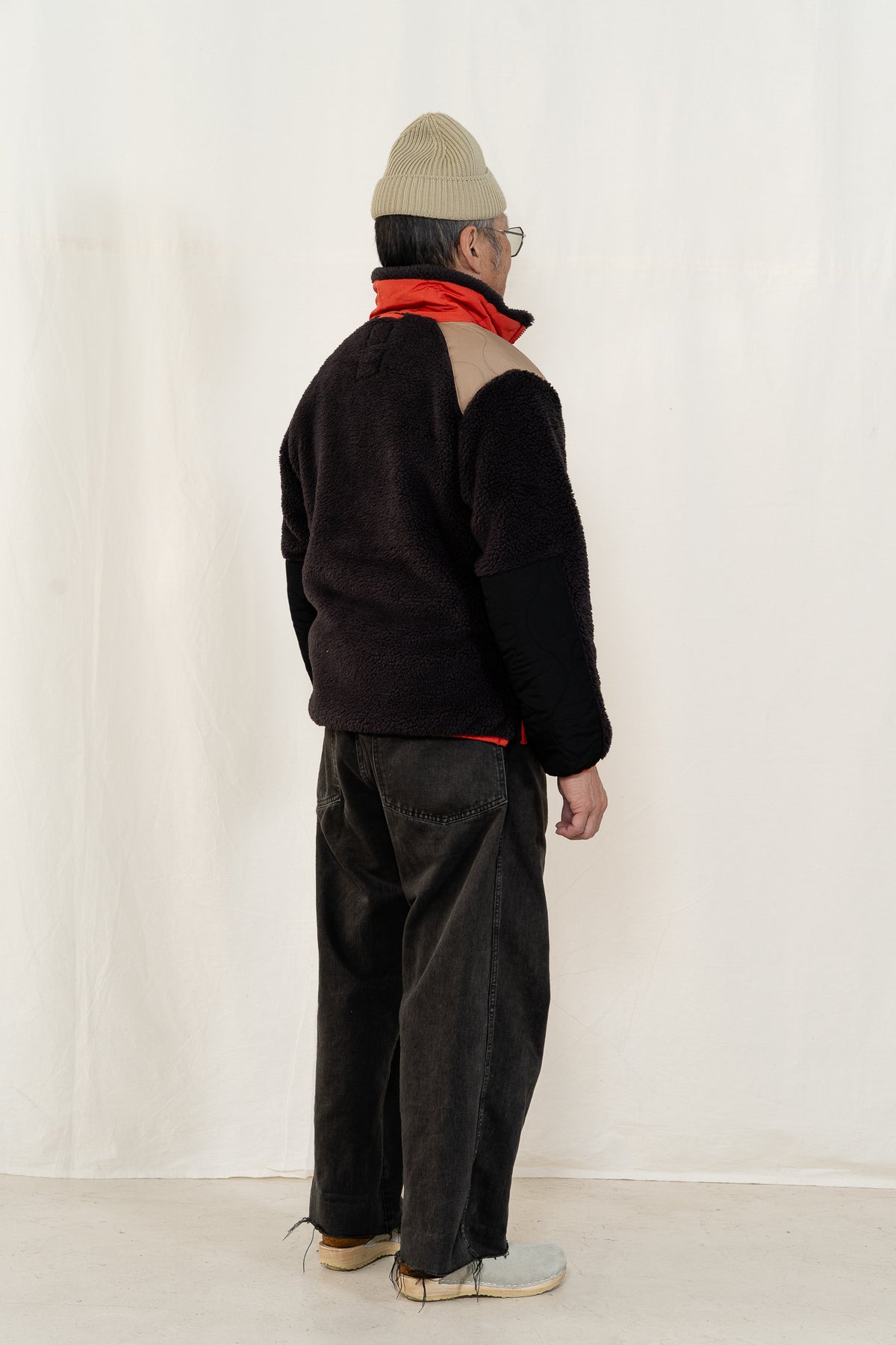 TAION Fleece Jacket in Chocolate Crazy