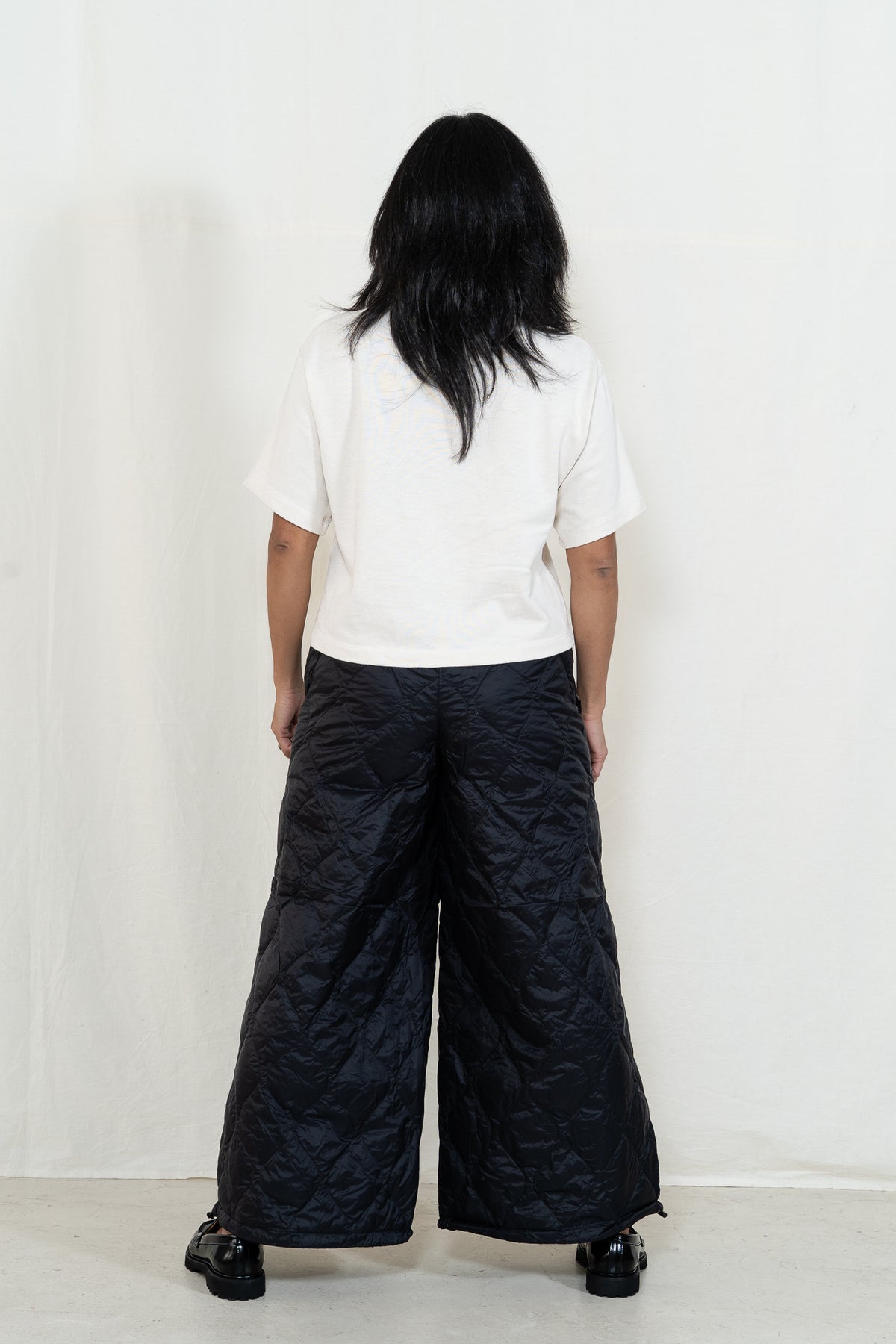 TAION Soft Down Pants in Black