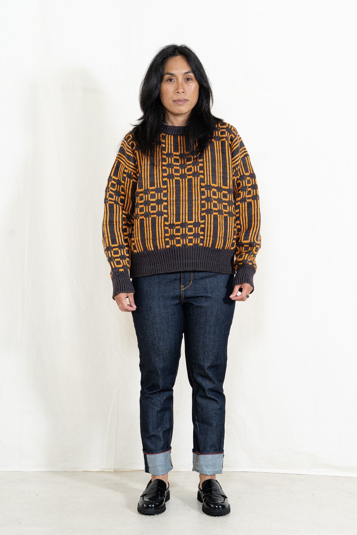 DEGEN Passing Through Sweater in Earth