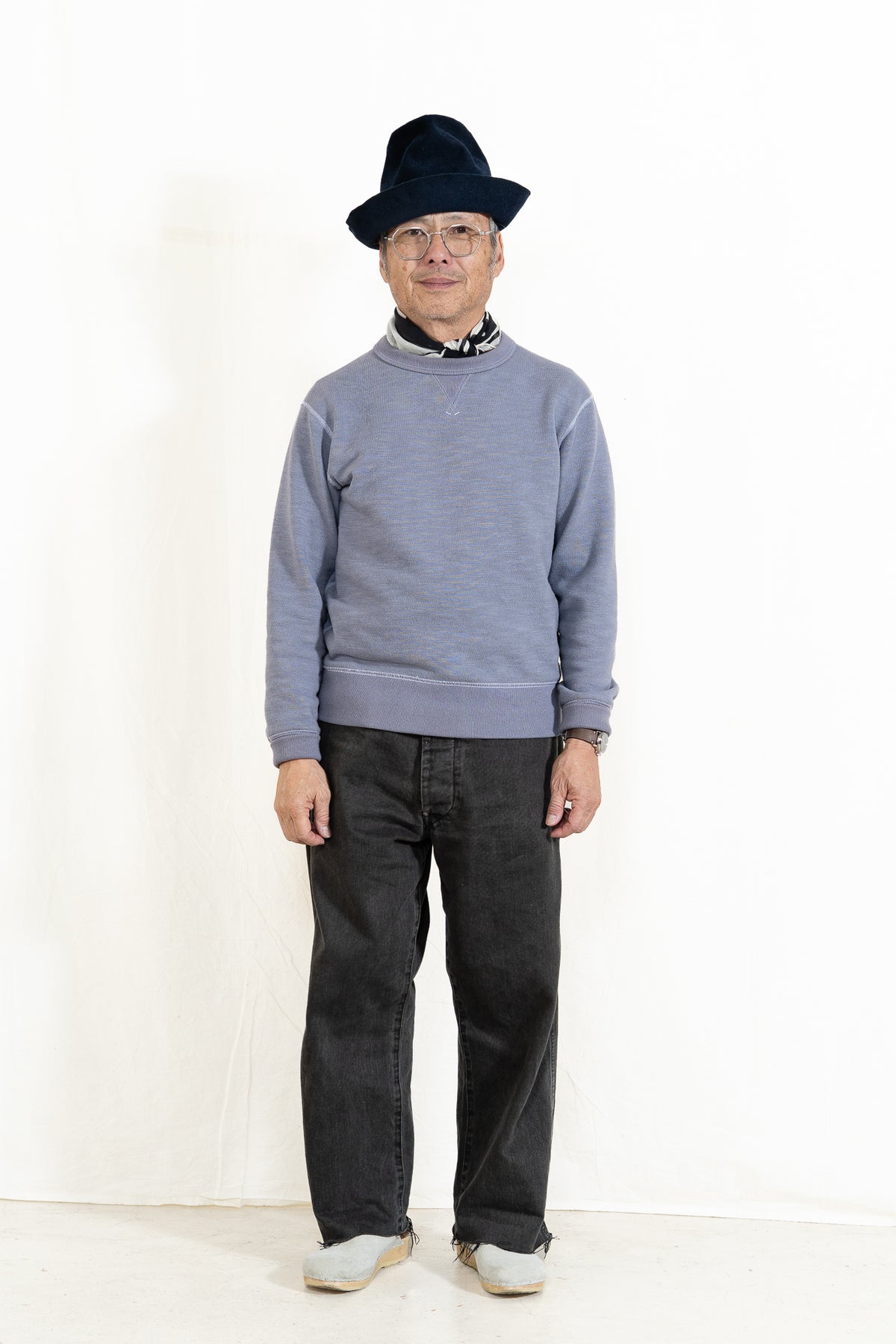 Reinhard Plank Artista Lapin Satin Hat in Blue