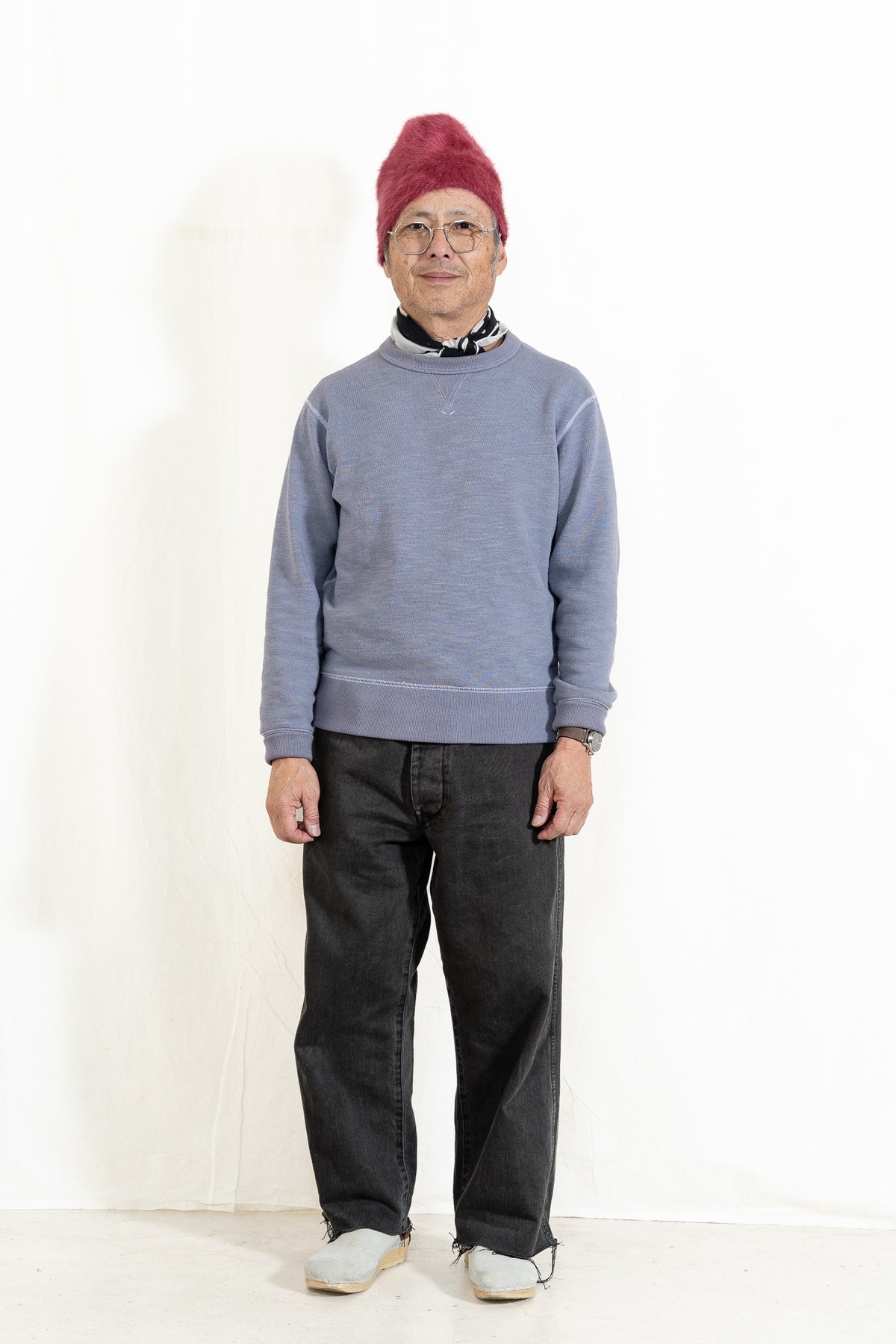 Reinhard Plank Cuffia Angora in Cherry