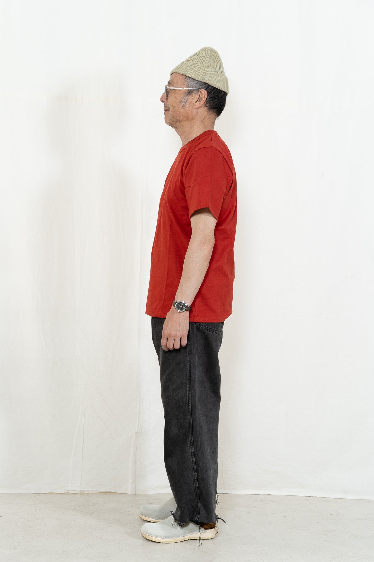 Armor-Lux Plain T-Shirt Callac in Ketchup