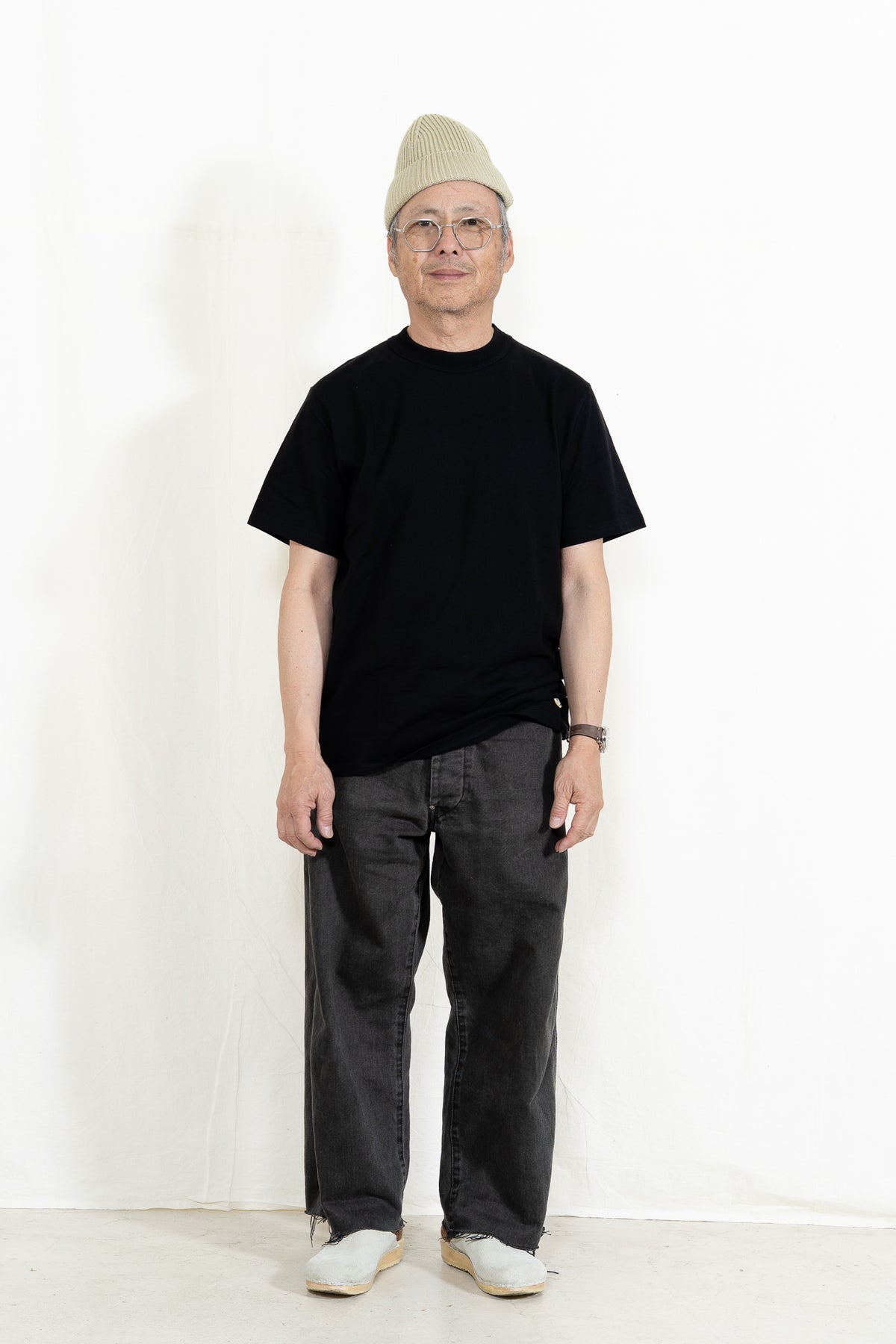 Armor-Lux Plain T-Shirt Callac in Black