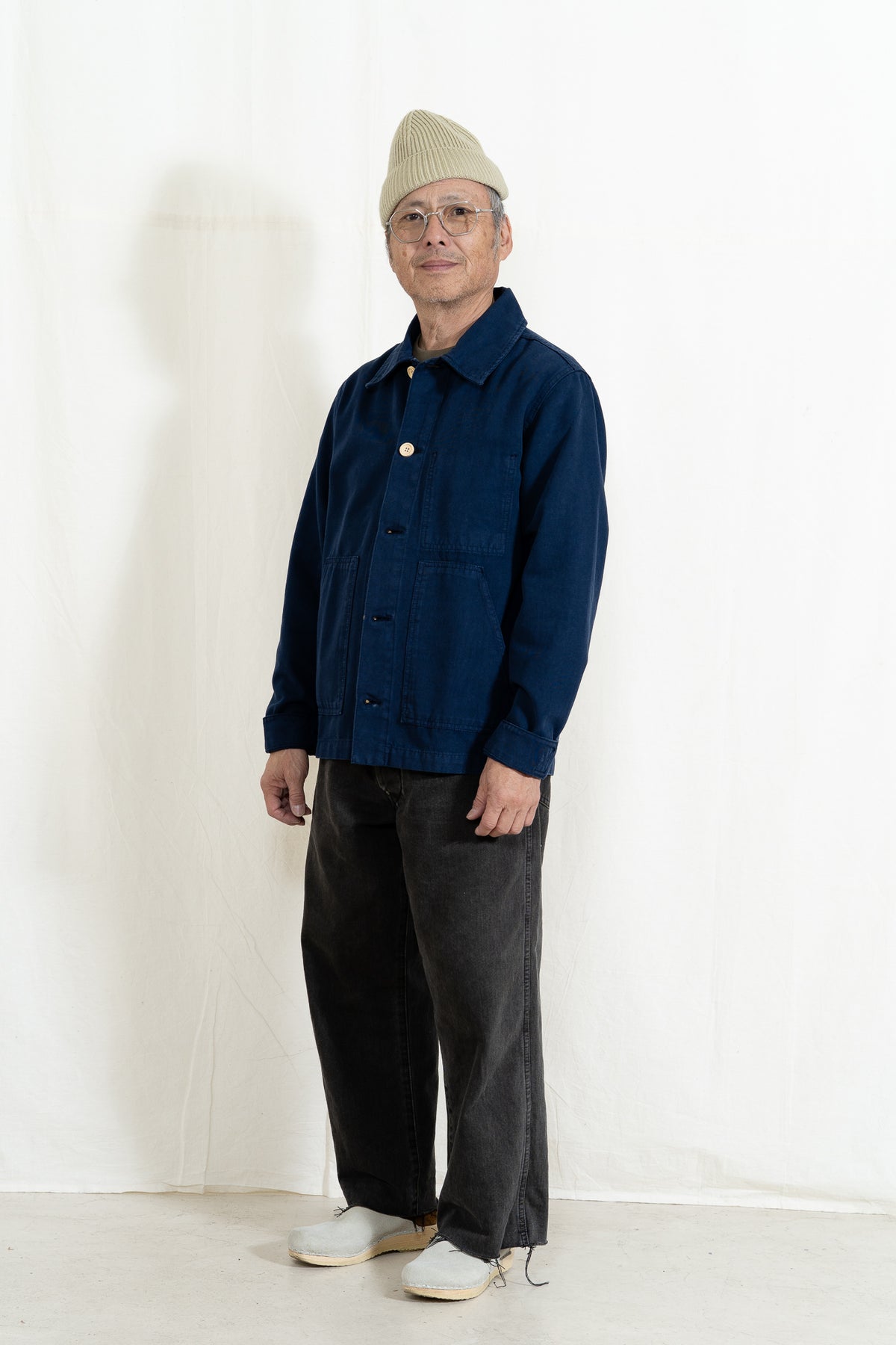Armor-Lux Men's Fisherman Jacket in Navy