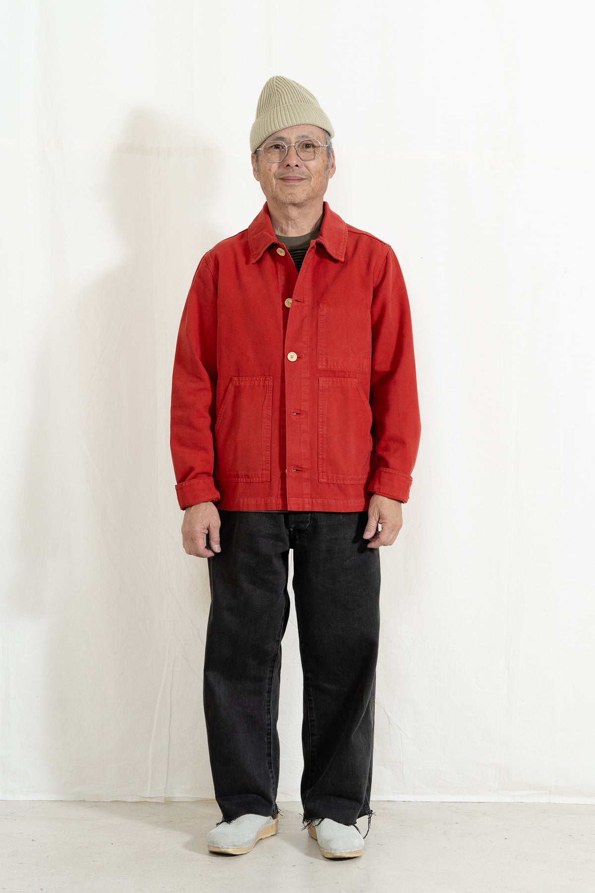 Armor-Lux Men's Fisherman Jacket in Ketchup