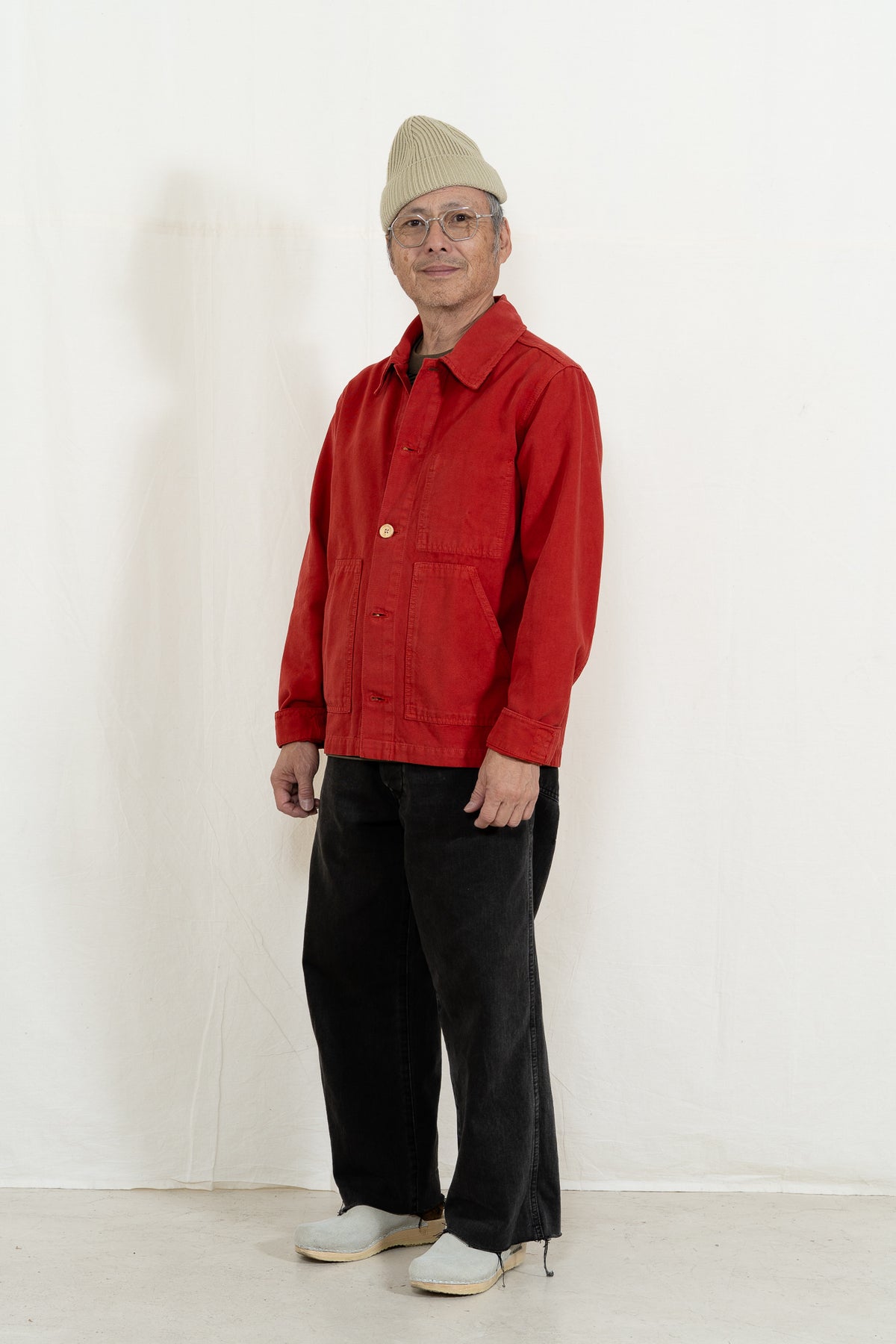 Armor-Lux Men's Fisherman Jacket in Ketchup
