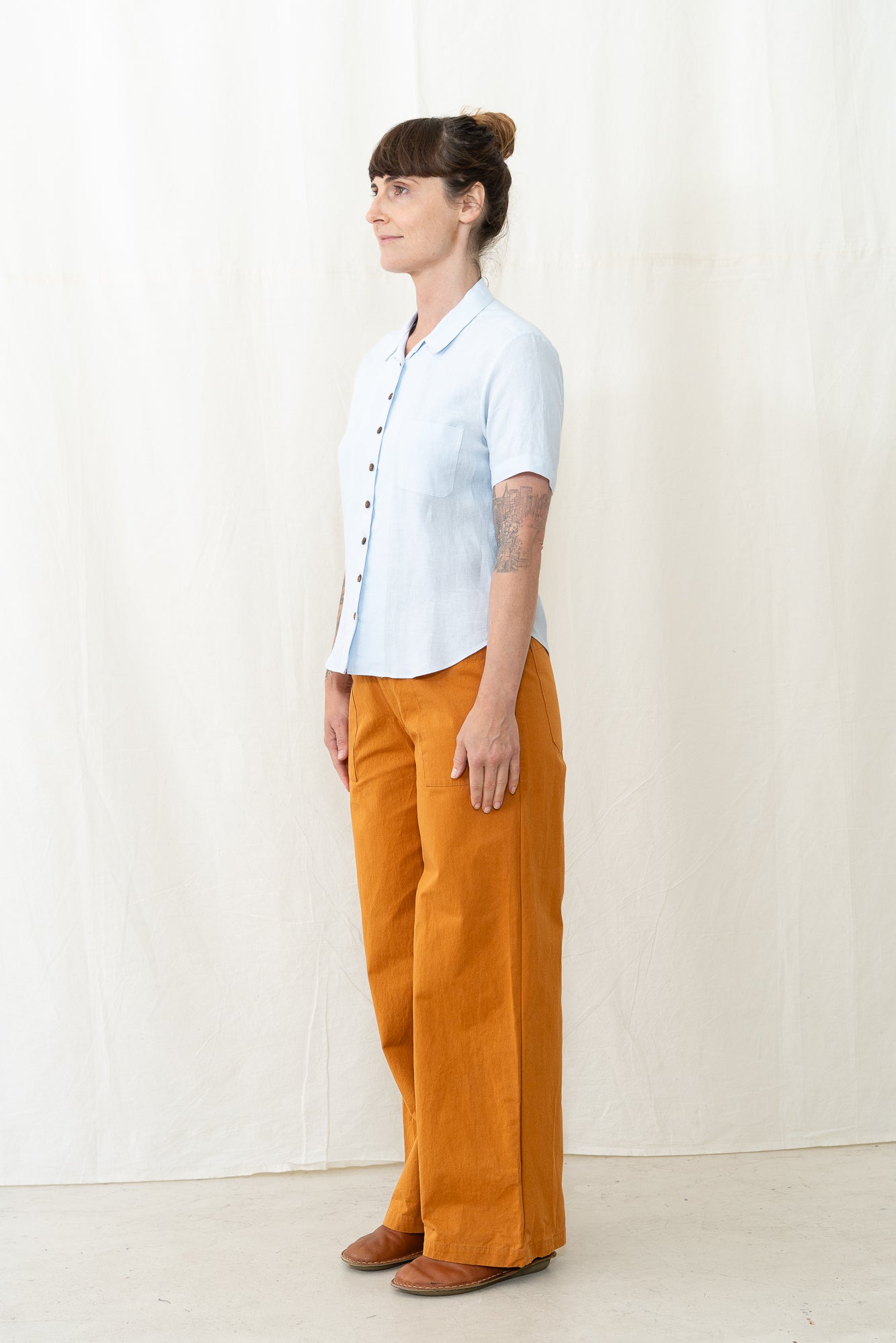 HYE SUN MUN Margaret Shirt in Linen