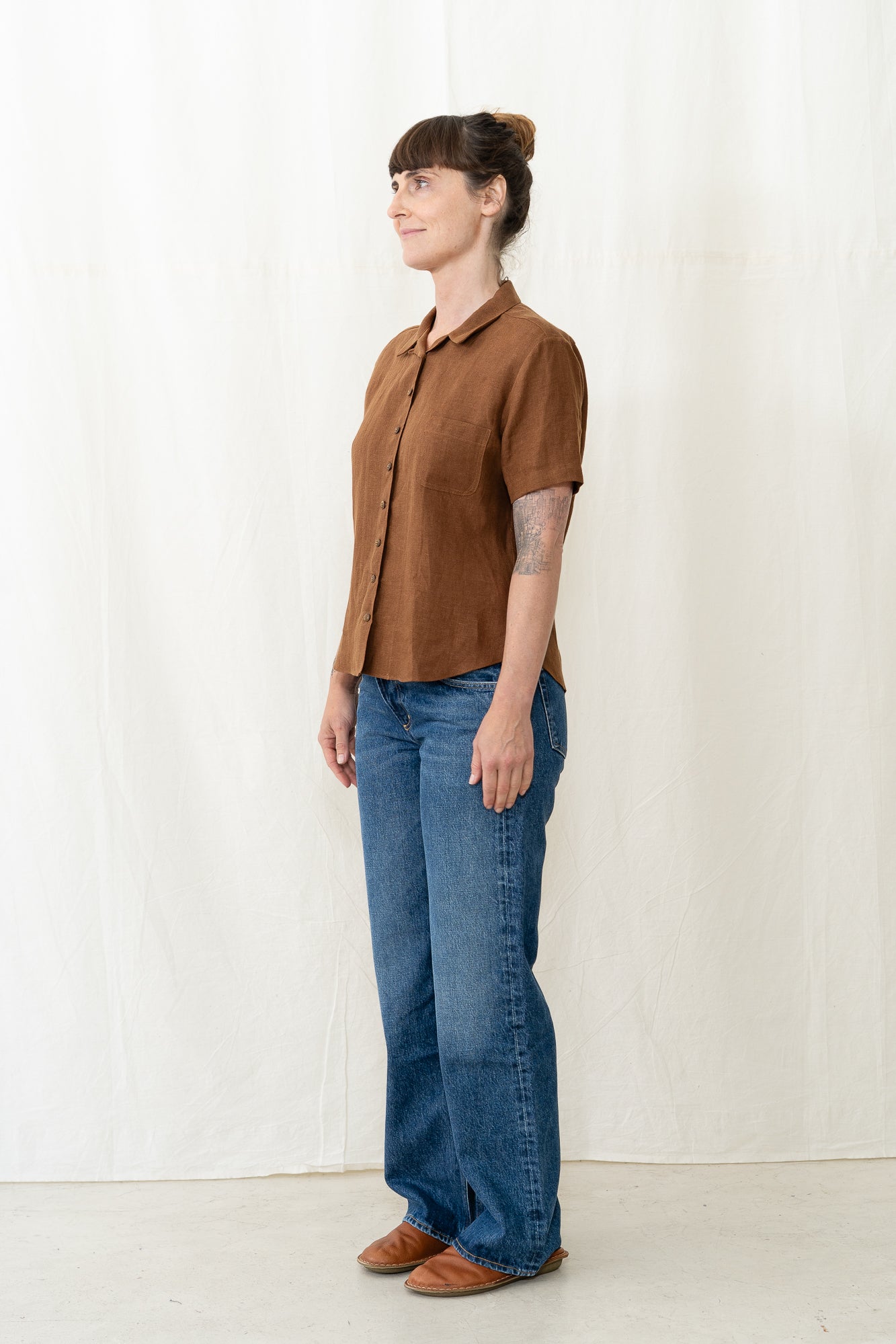 HYE SUN MUN Margaret Shirt in Linen