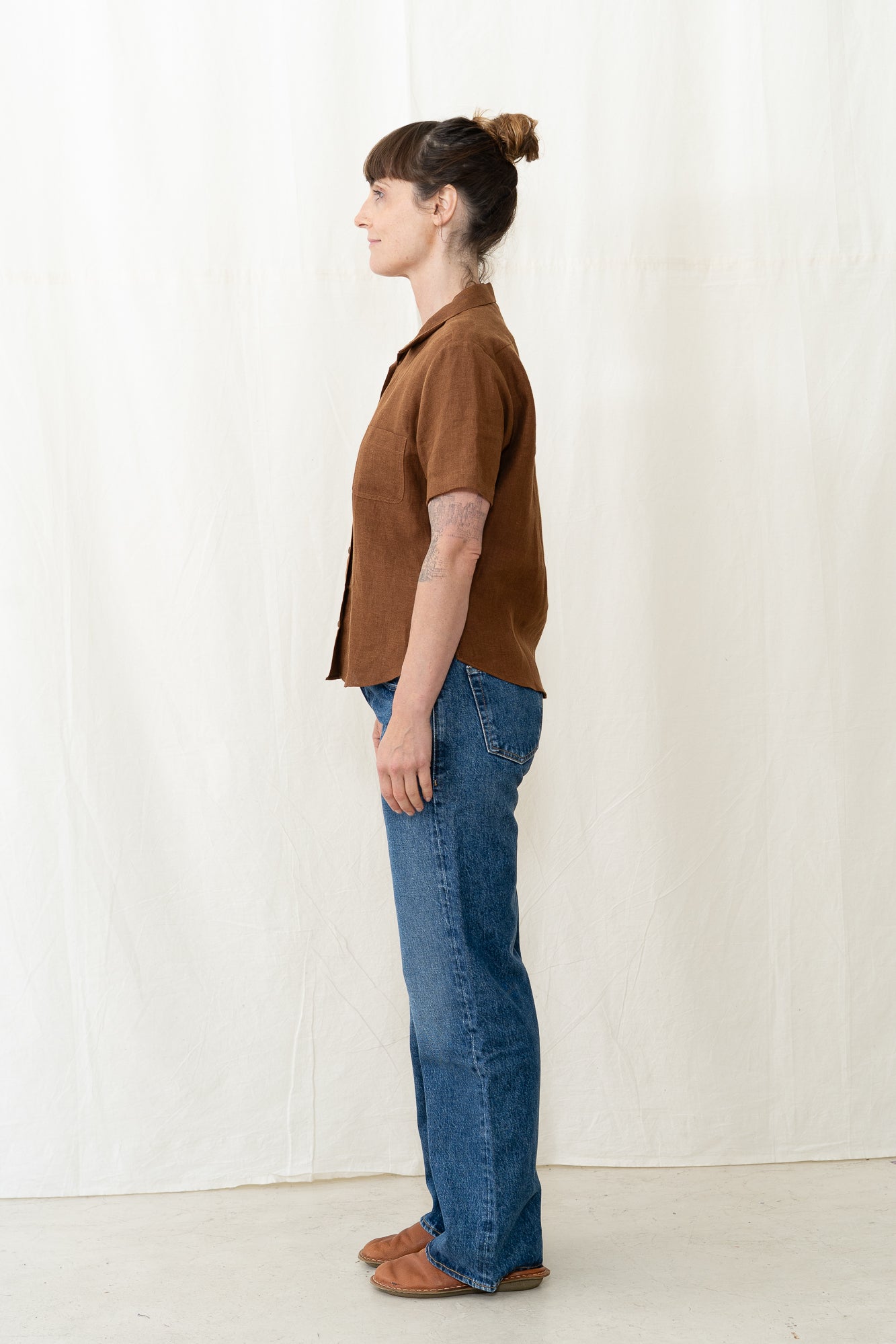 HYE SUN MUN Margaret Shirt in Linen