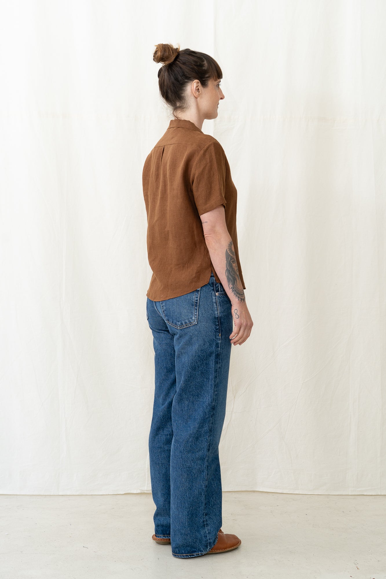 HYE SUN MUN Margaret Shirt in Linen