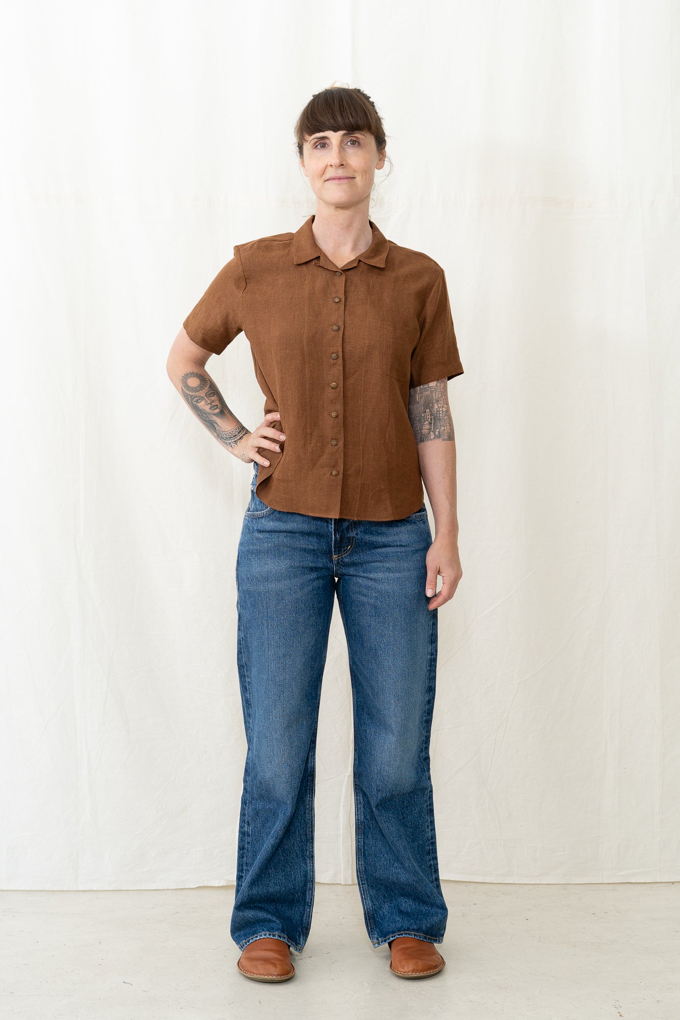 HYE SUN MUN Margaret Shirt in Linen