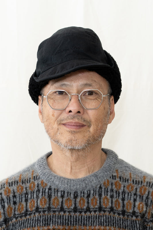 Kappy Reversible Trooper Hat in Black