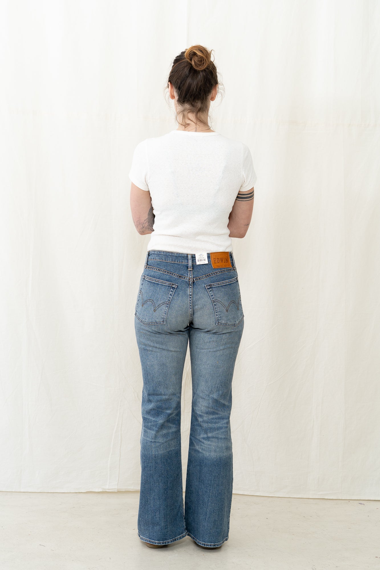EDWIN Aomori Flare Denim Medium Blue